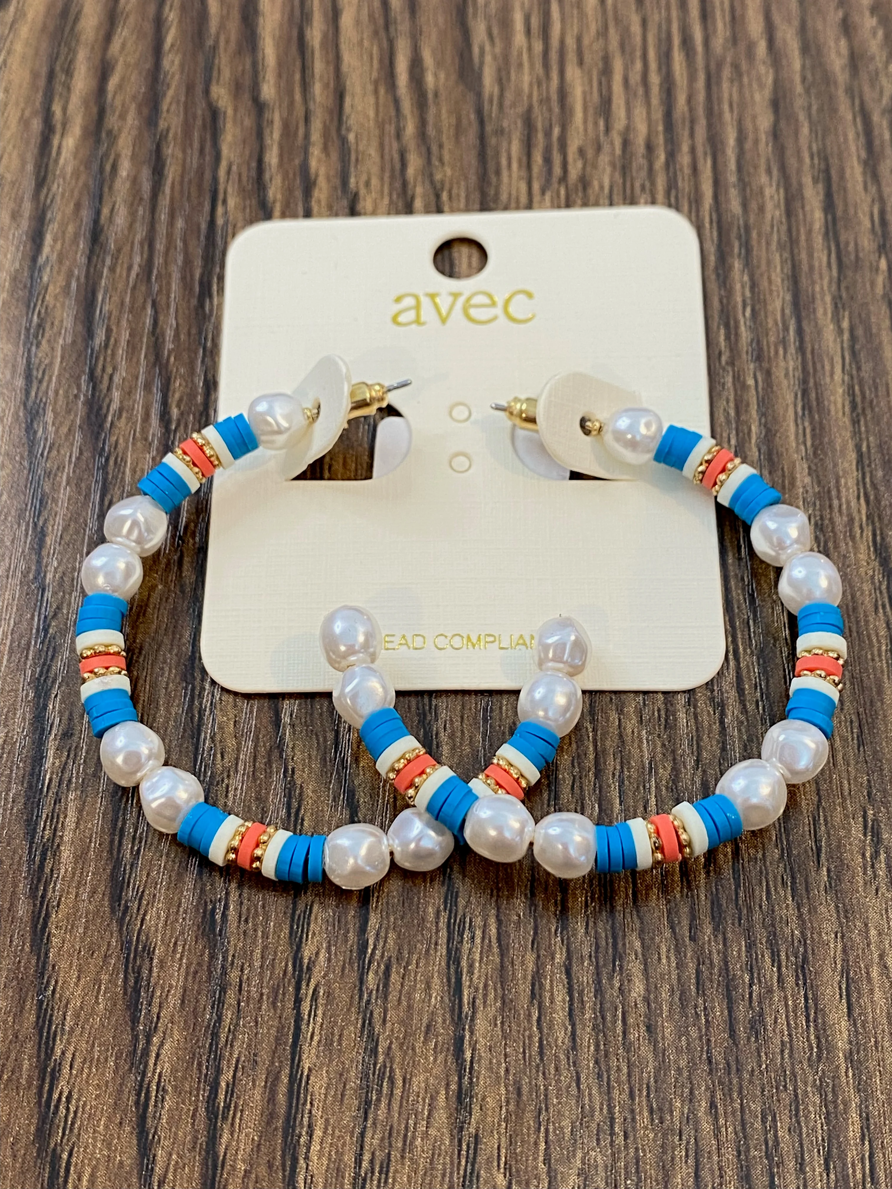 A Day at the Beach Beaded Earrings