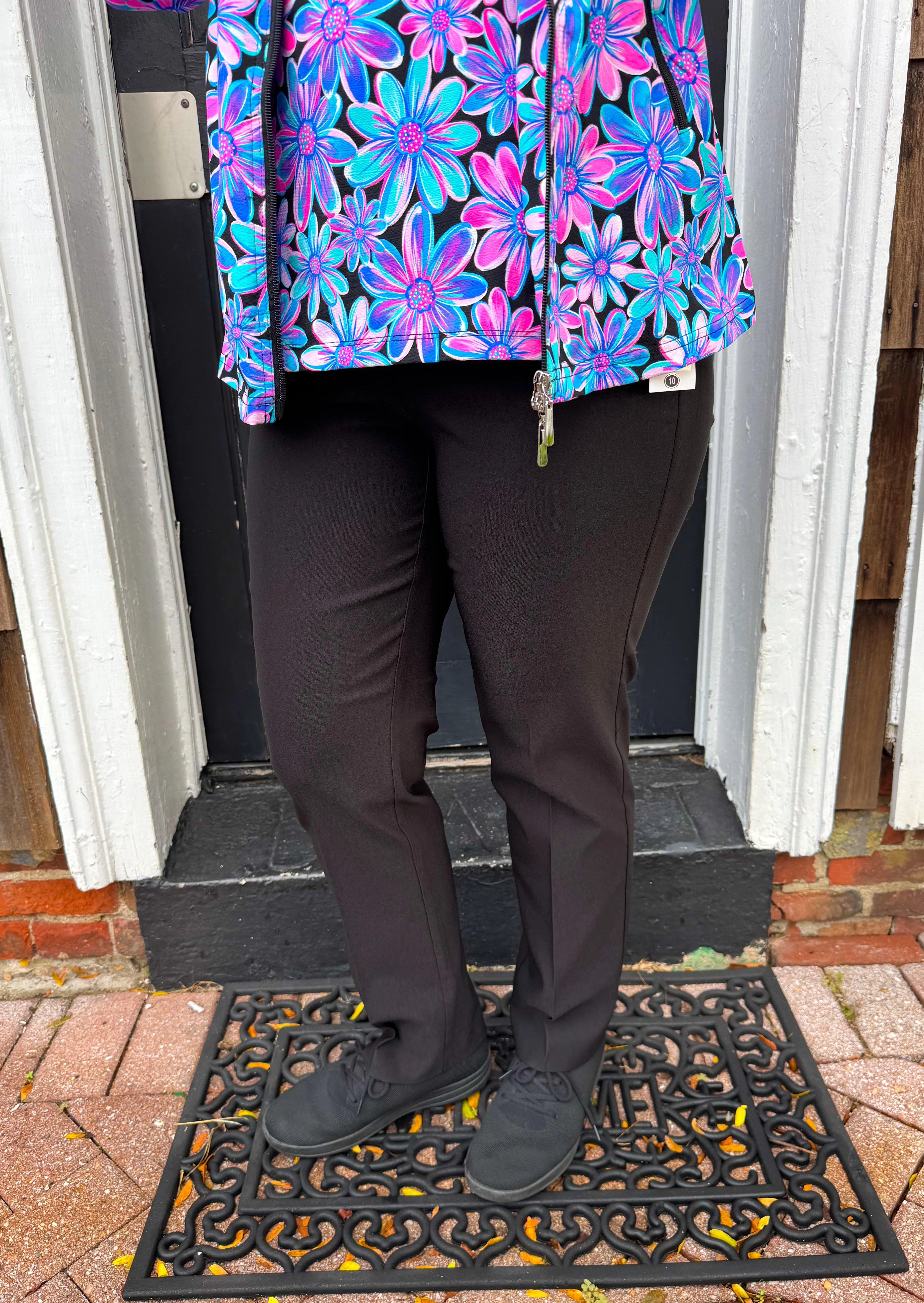 Bangladine by Lulu B Black Pull-On Ankle Pant - Image 15