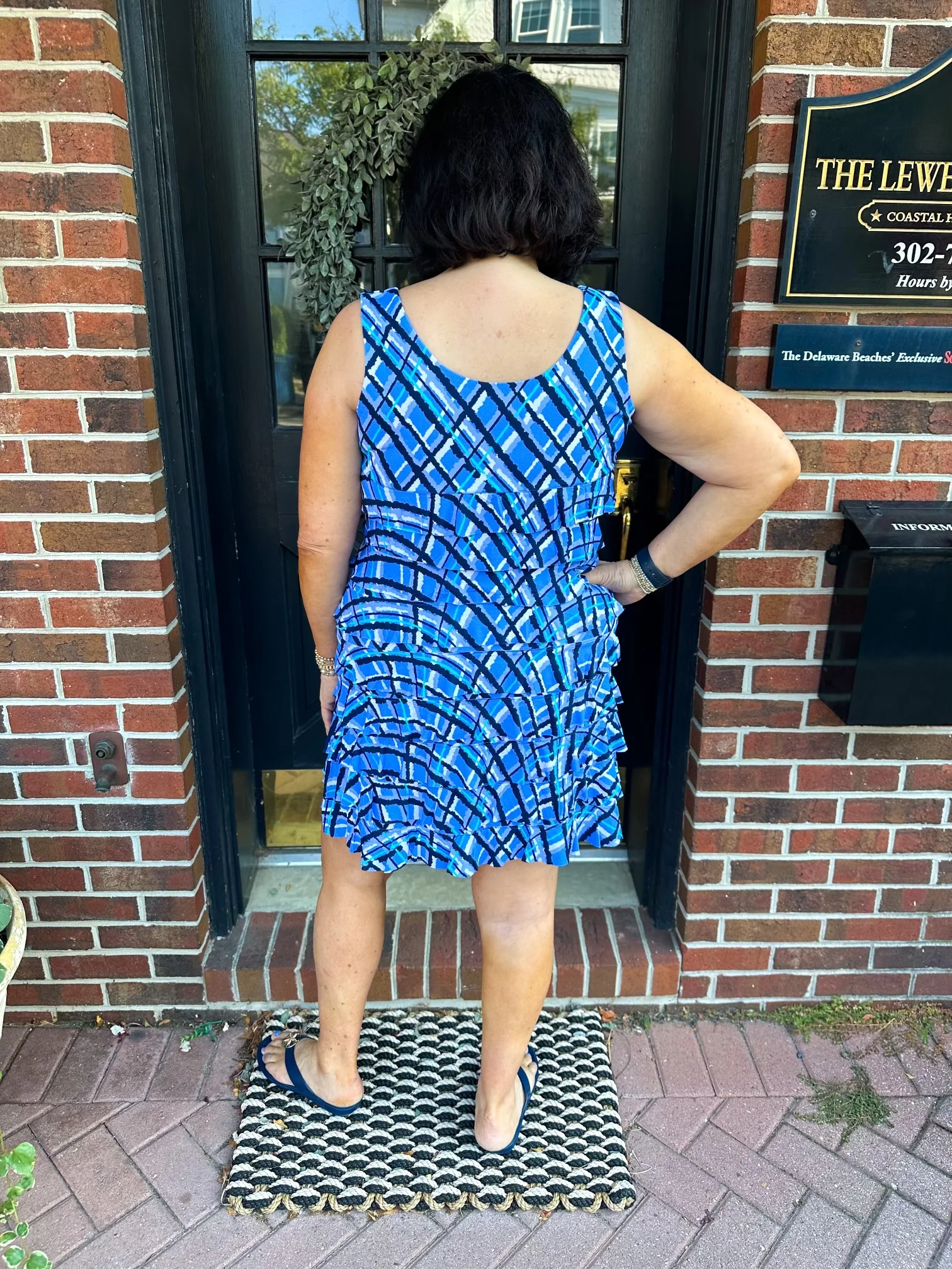 Beachtime by Lulu B Fresh Plaid Cha Cha Dress - Image 2