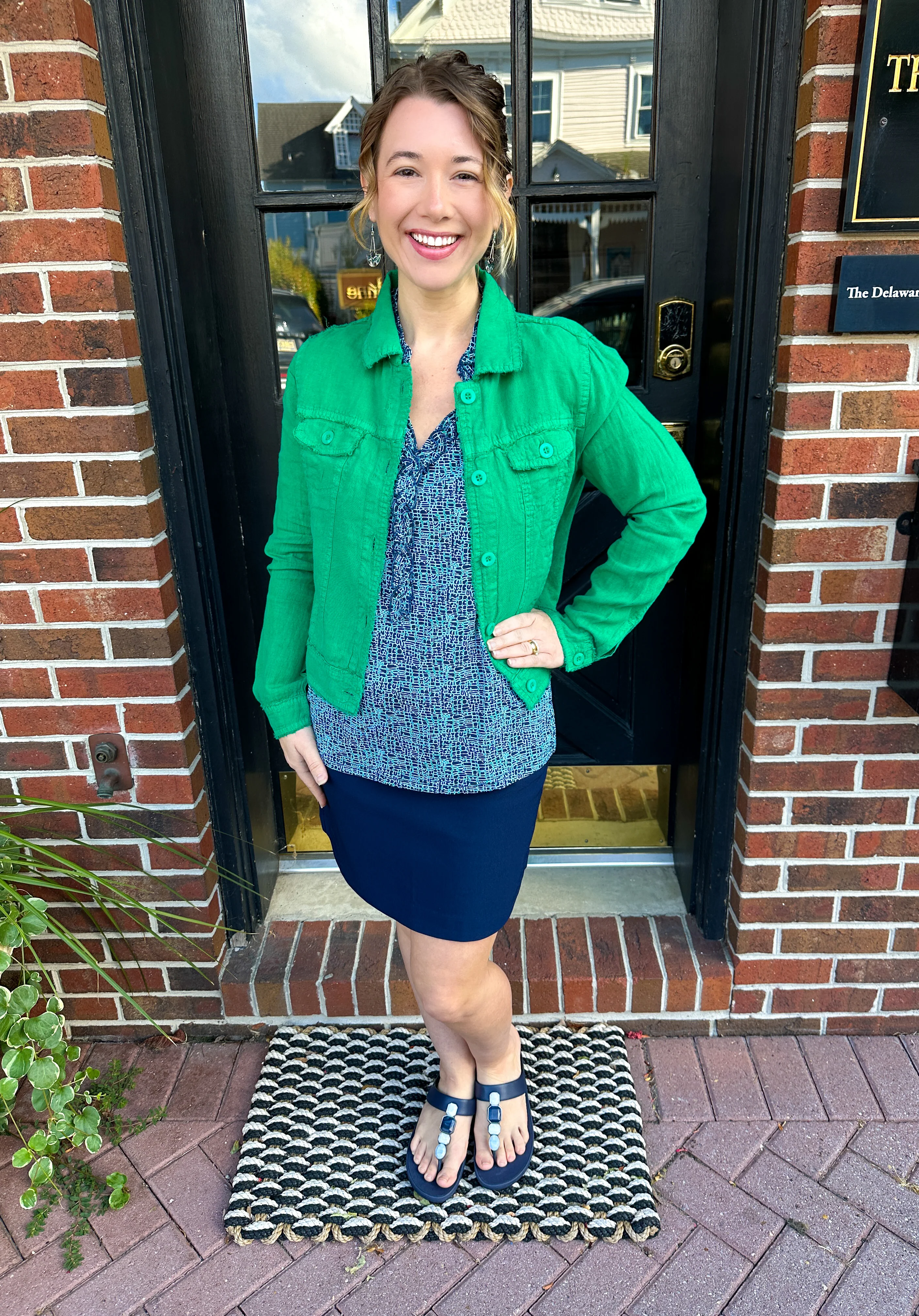 Lulu B Navy Pull on Skort - Image 17