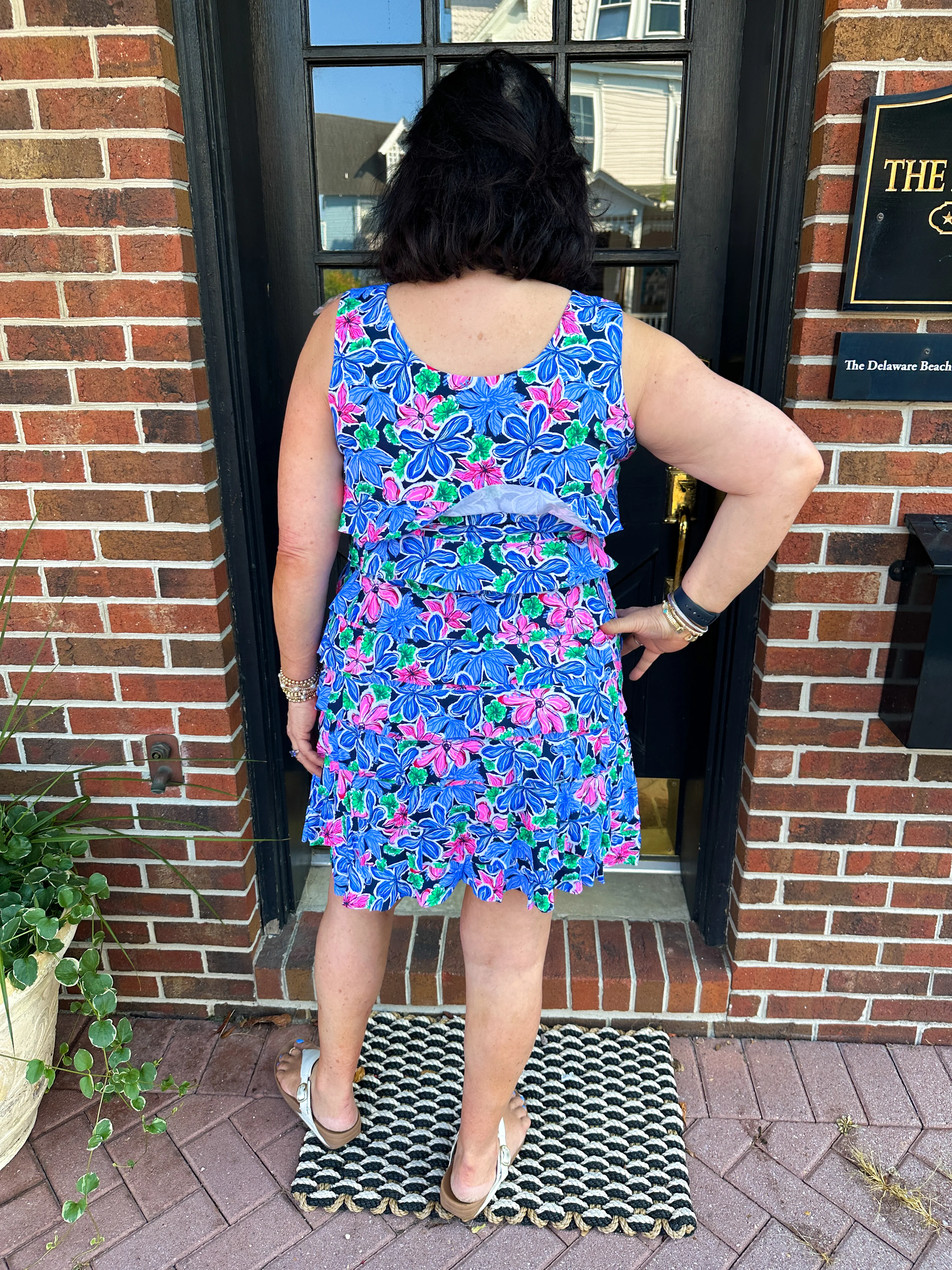Beachtime by Lulu B Multi Floral Cha Cha Dress - Image 2