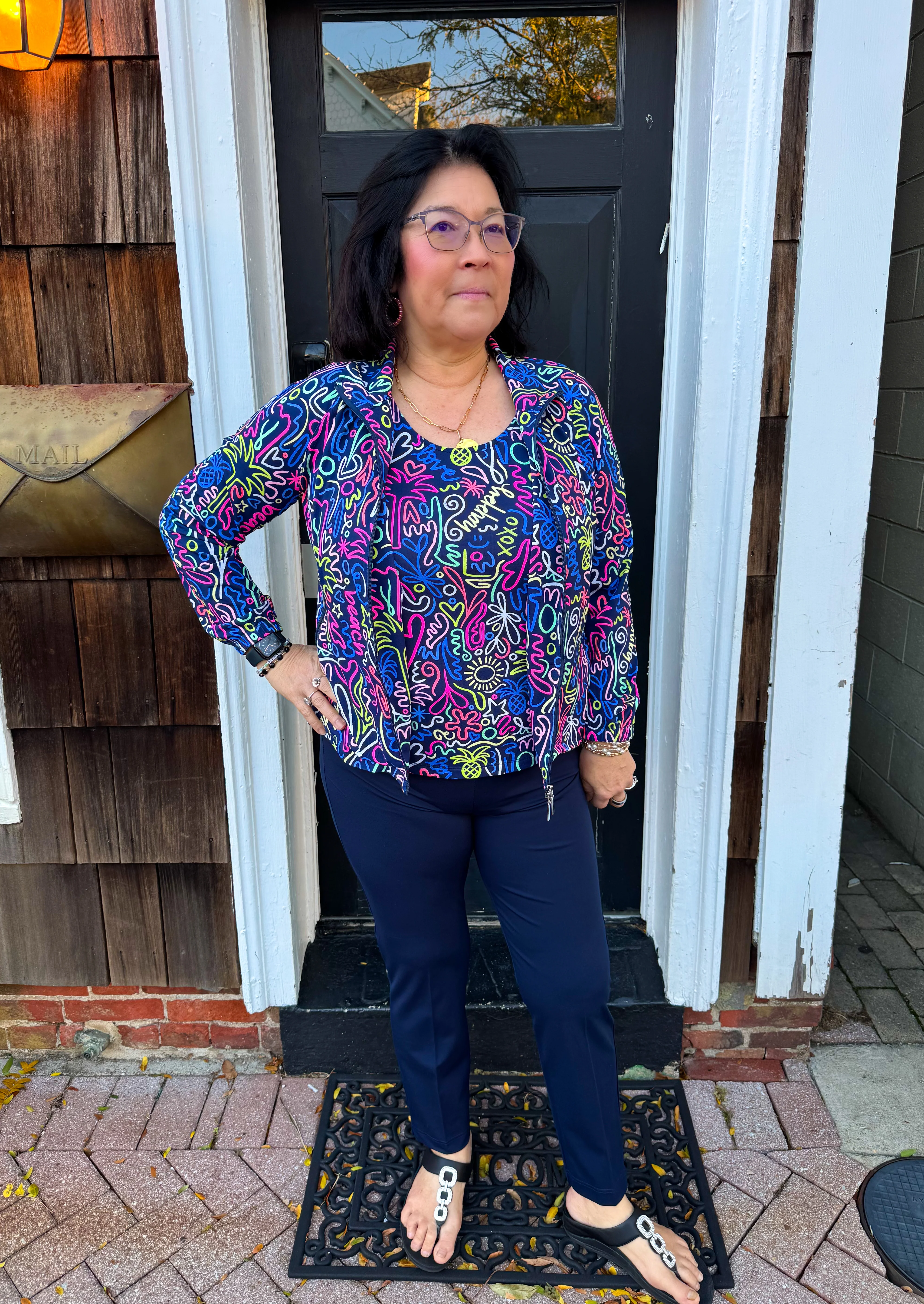 Lulu B Navy Ankle Pants - Image 16