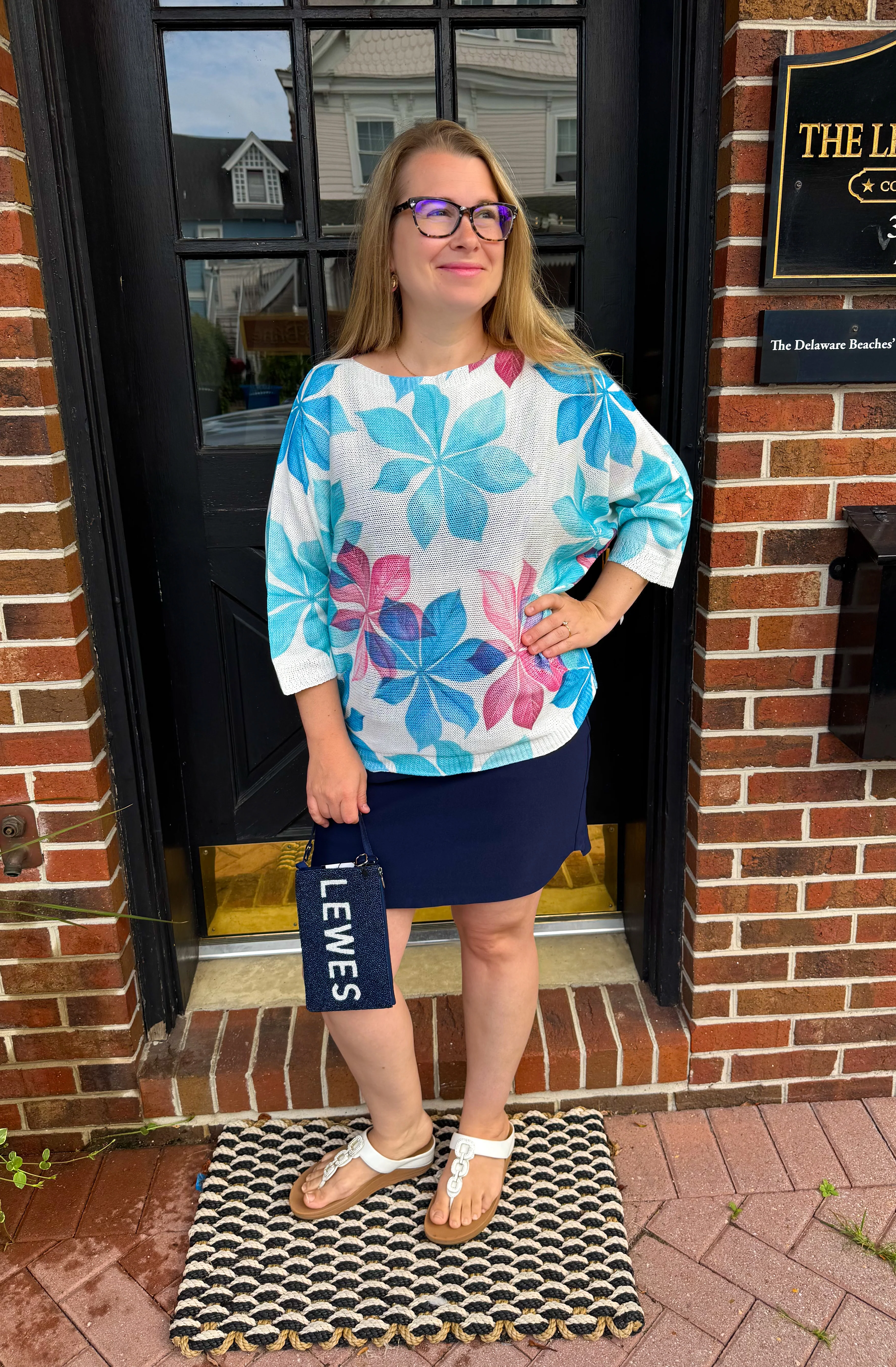 Lulu B Navy Pull on Skort - Image 21