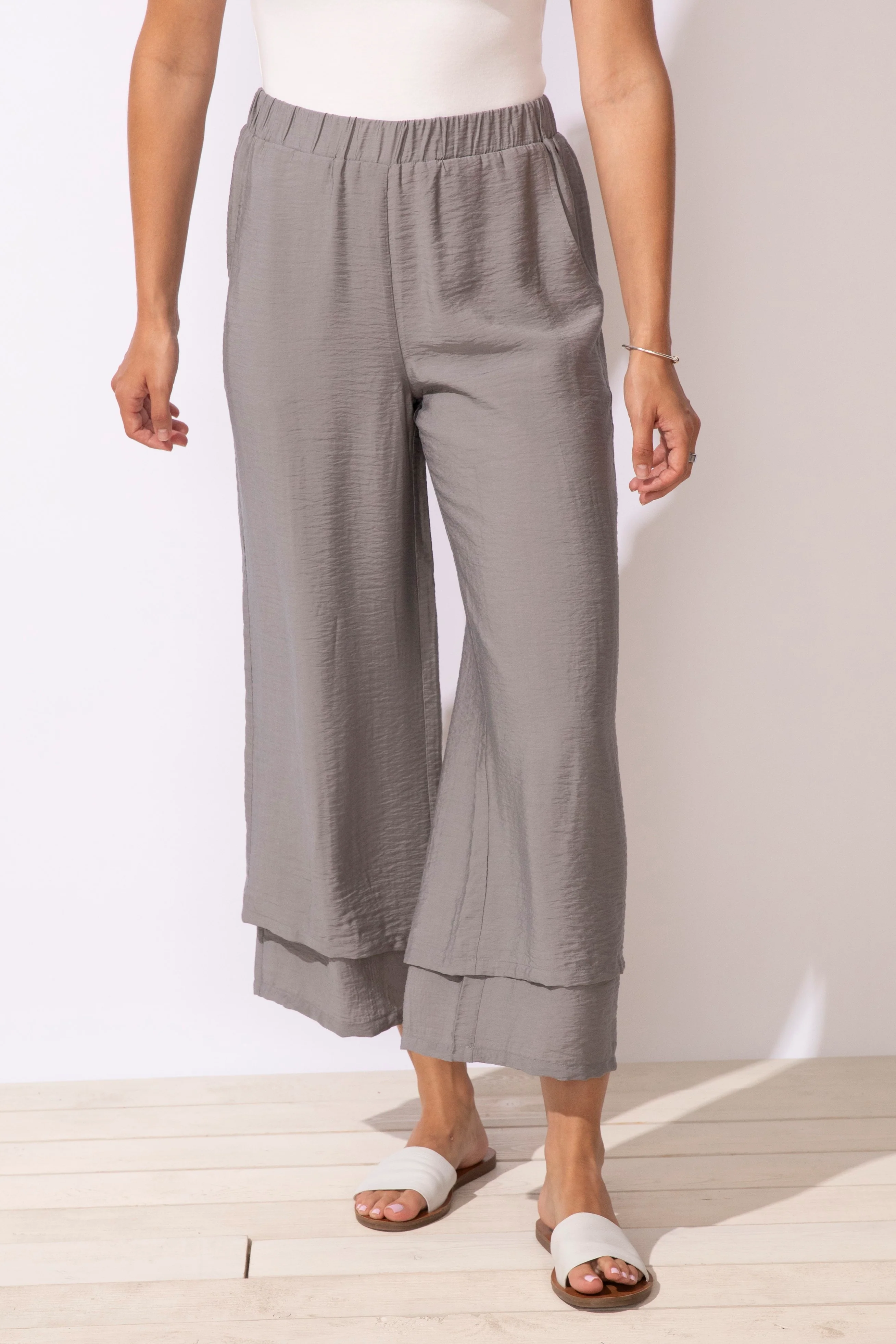 Escape by Habitat Fog Double Layer Rayon Flood Pant - Image 3