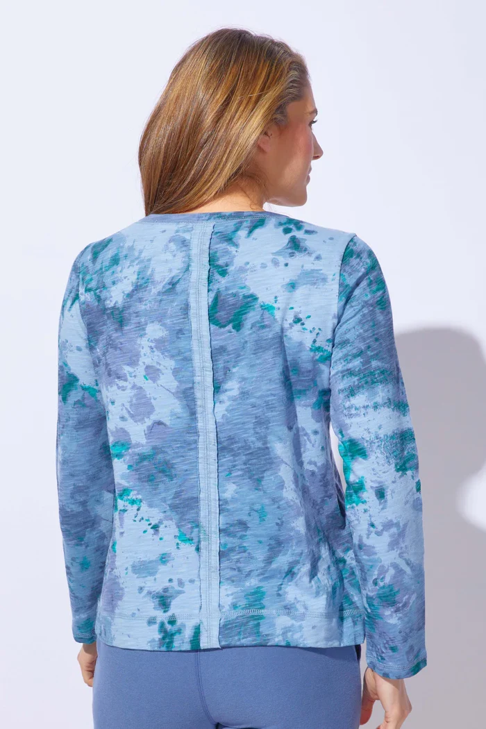Escape by Habitat Indigo Mineral Wash Stay Centered Tee - Image 7