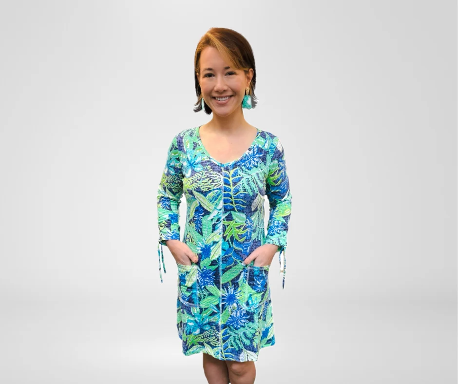 Escape by Habitat Marina 3/4 Sleeve Dress - Image 5