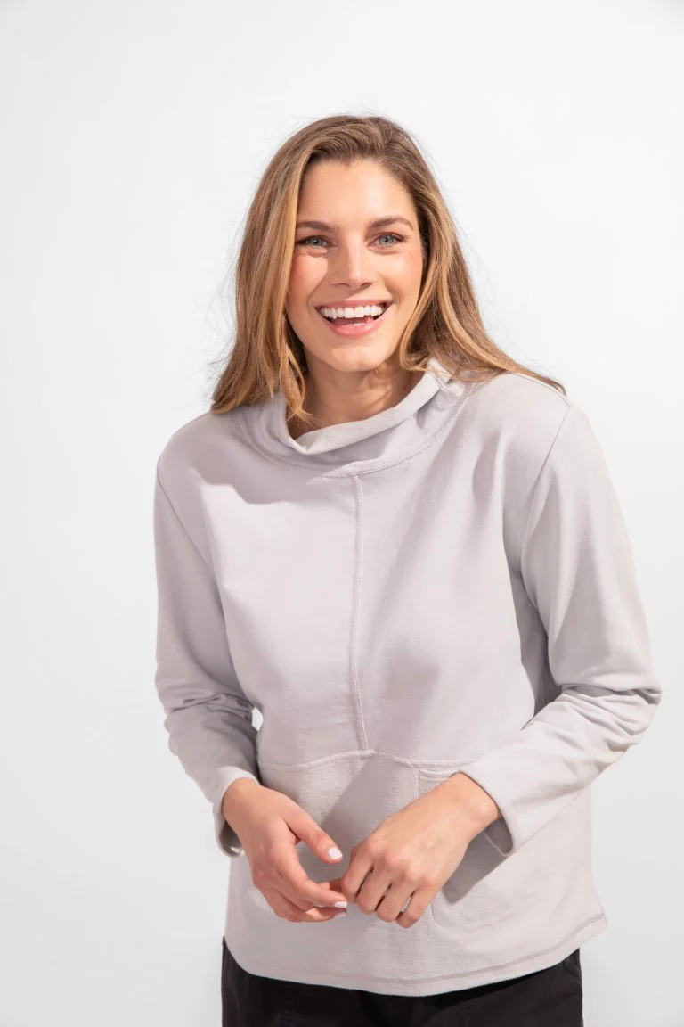 Escape by Habitat Ocean Front Terry Pocket Pullover Dune