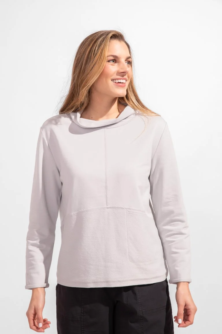 Escape by Habitat Ocean Front Terry Pocket Pullover Dune - Image 2