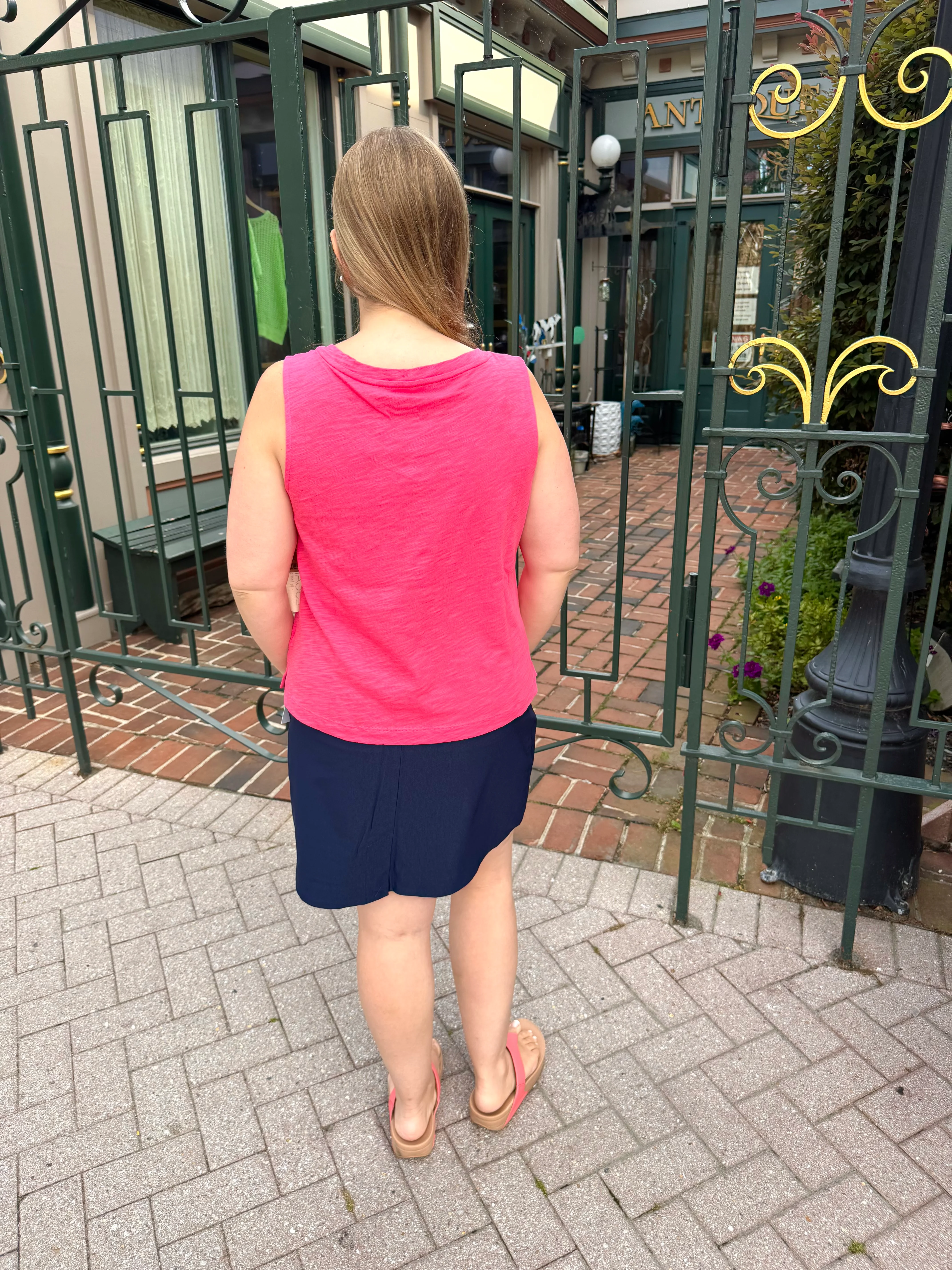 Lulu B Navy Pull on Skort - Image 4