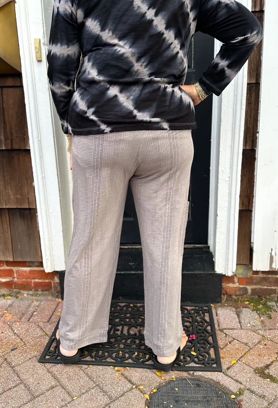 Escape by Habitat Striped Fog J Pocket Cotton Flood Pant - Image 3