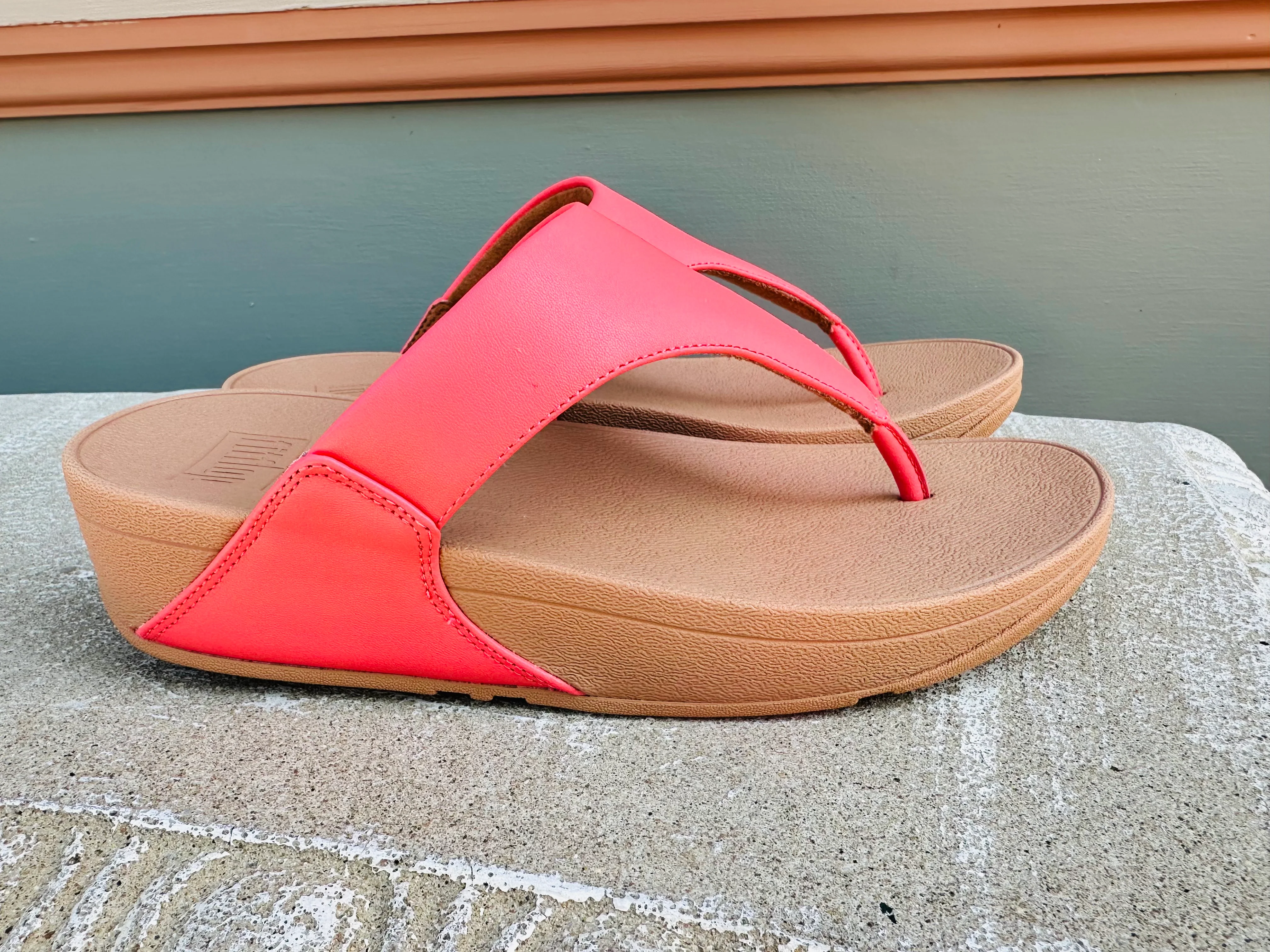 FitFlop Lulu Rosy Coral Sandal - Image 3