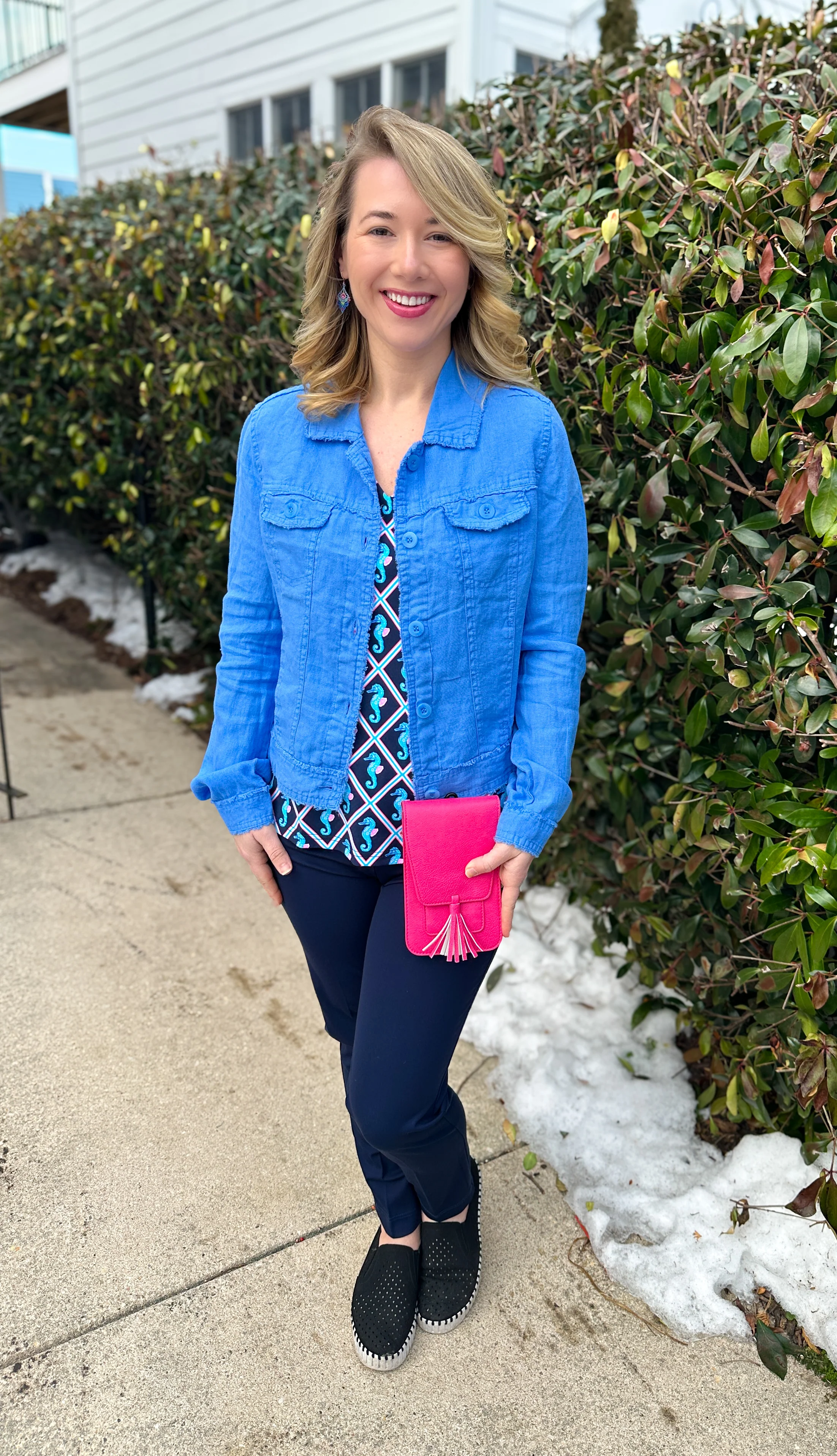 Lulu B Navy Ankle Pants - Image 8