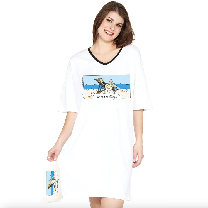 I'm In A Meeting Nightshirt in a Bag