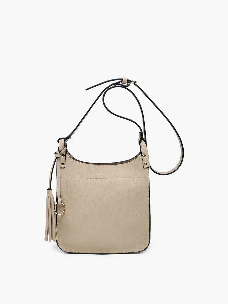 LUCINDA SQUARE CROSSBODY GRIEGE