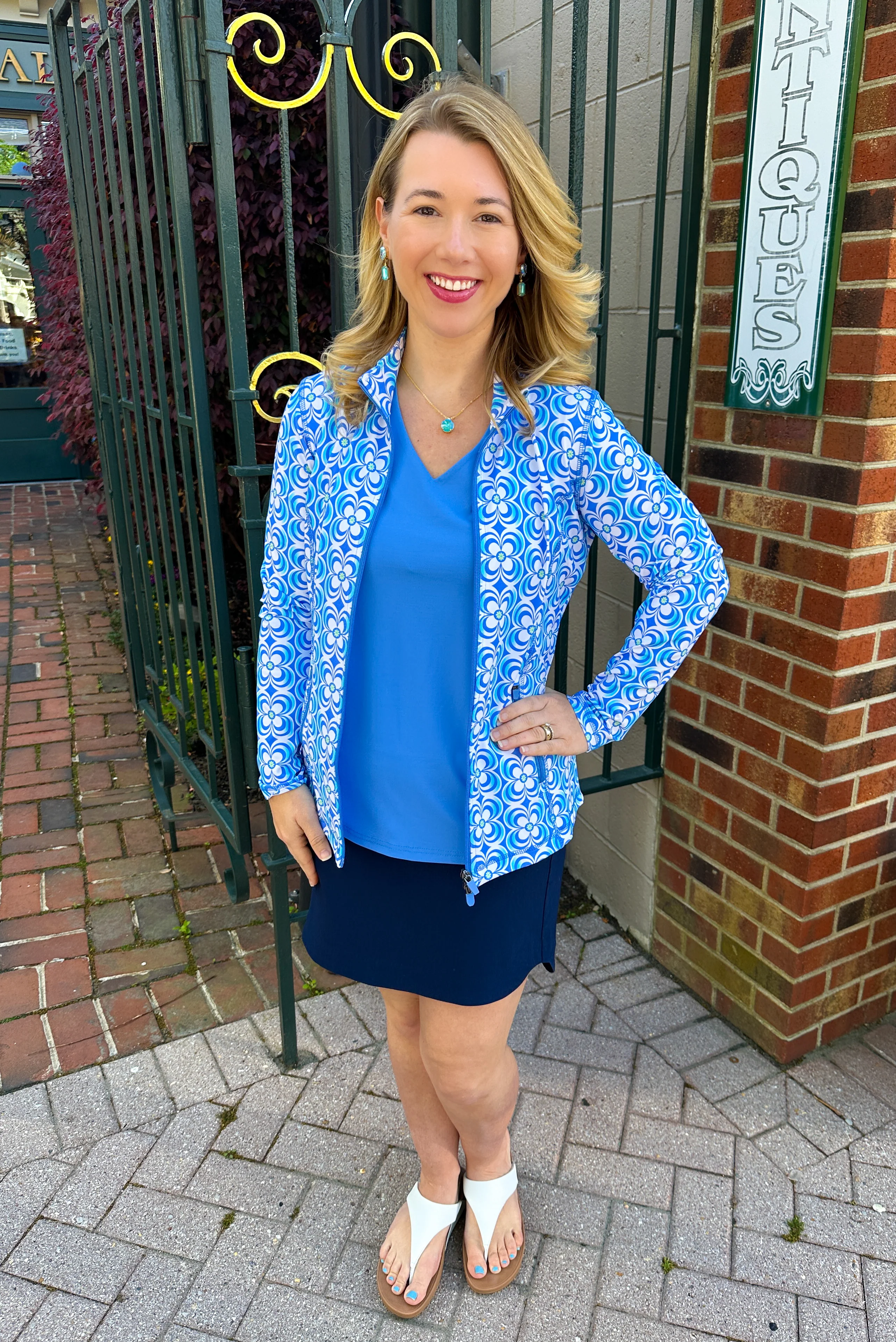 Lulu B Navy Pull on Skort - Image 9