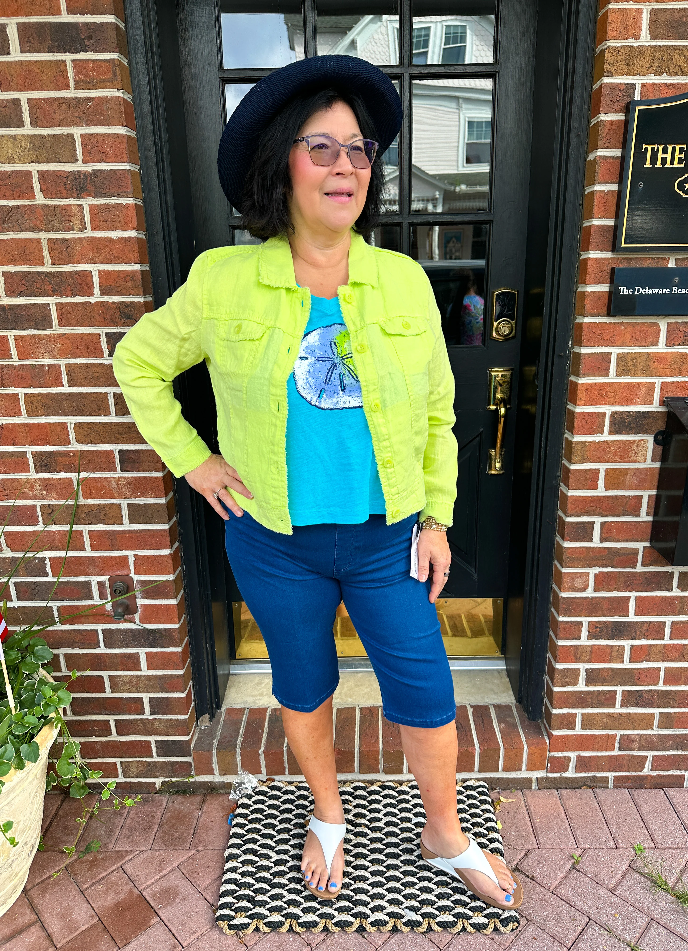 Lulu B Clear Denim Bermuda Short - Image 3