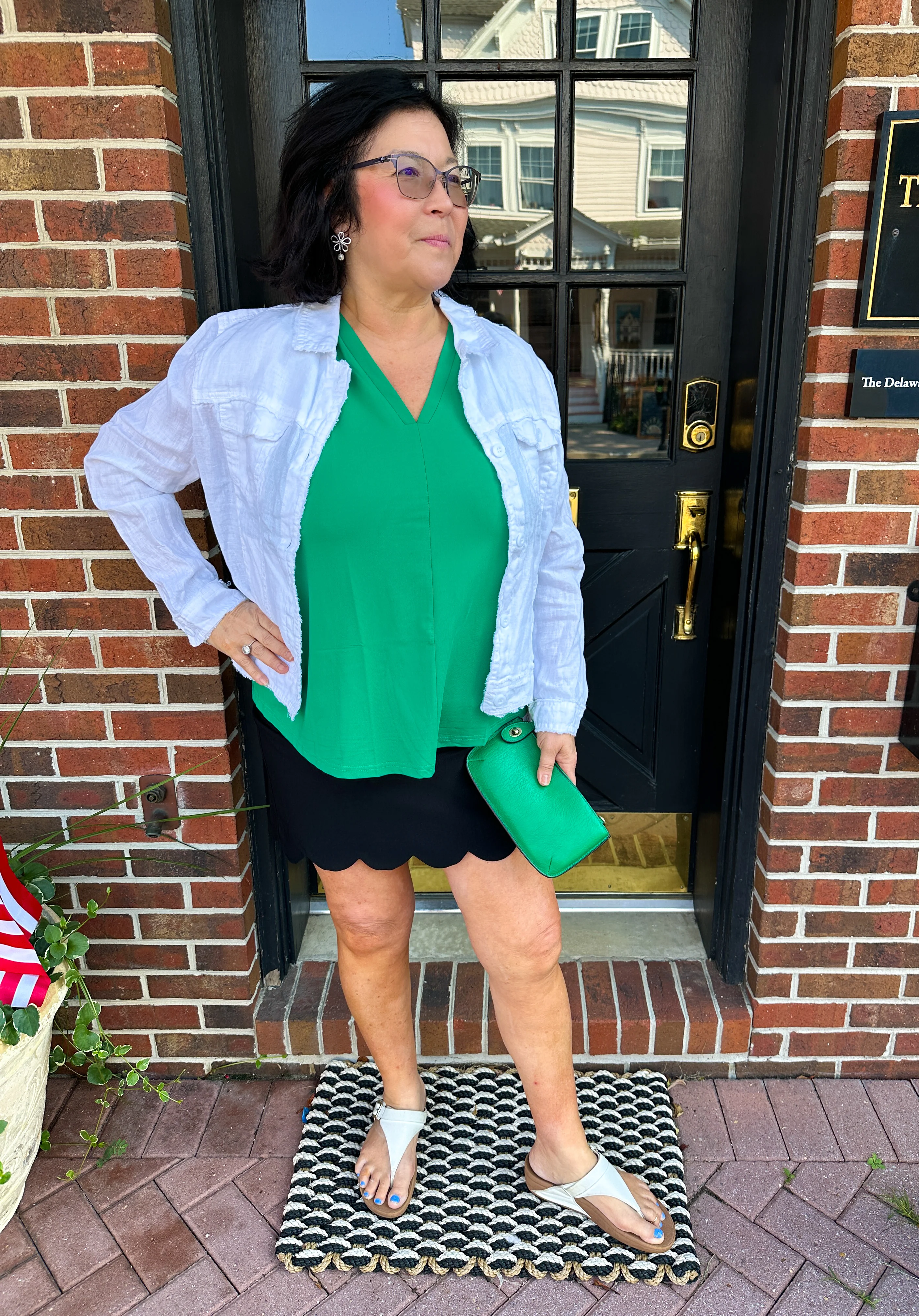 Kelly Green Crossbody Bag - Image 4