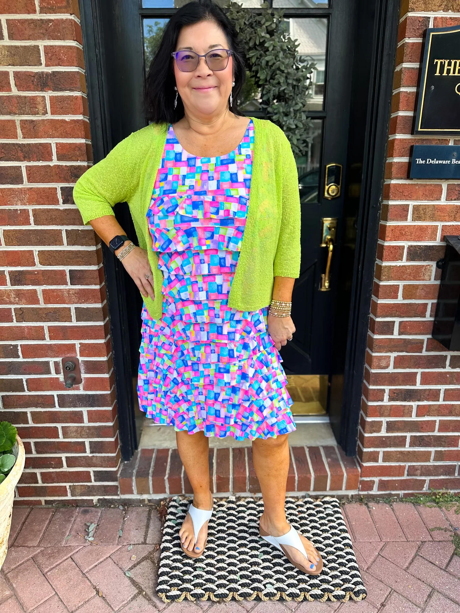 Lulu B Key Lime Lightweight Cardigan - Image 13