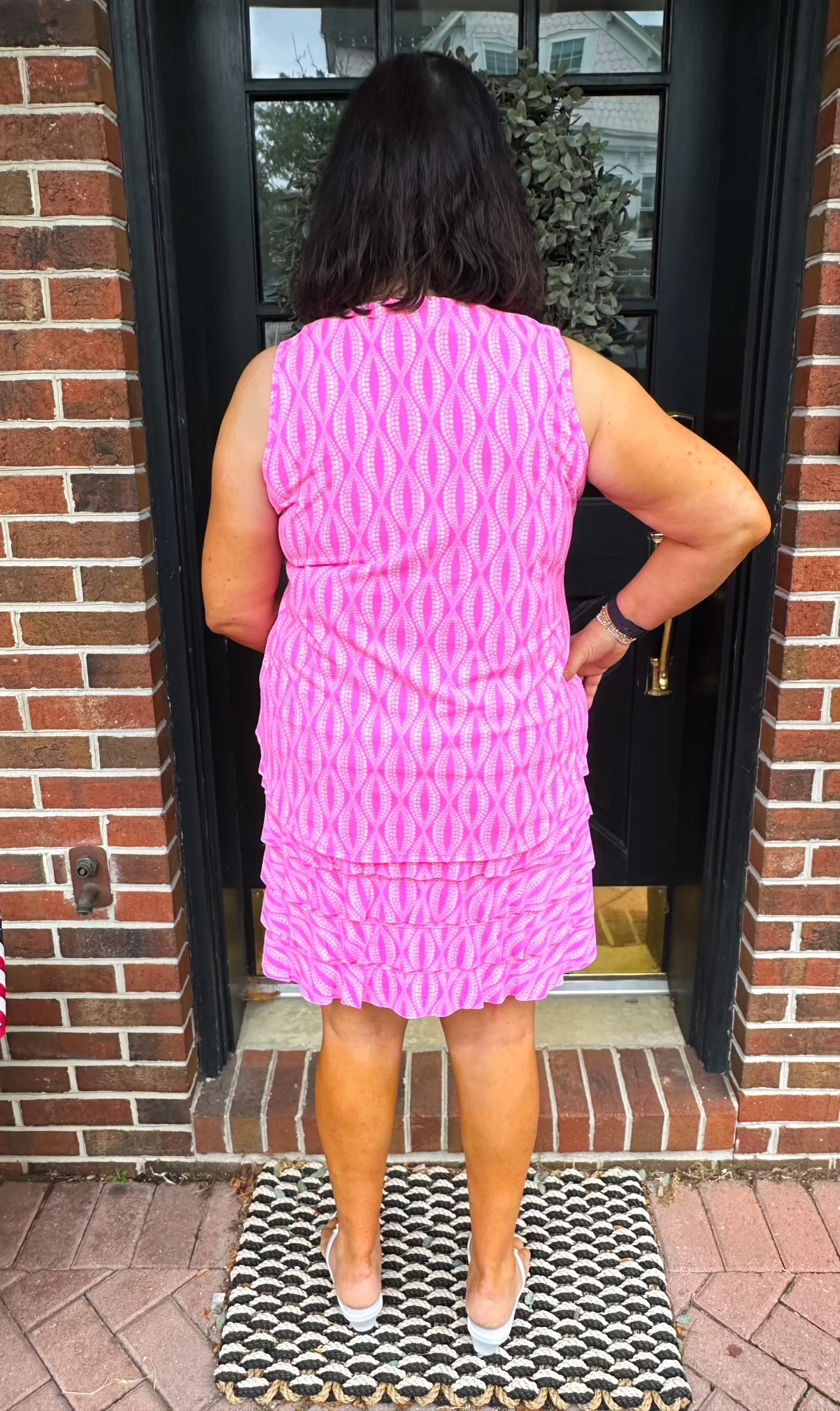 Lulu B Light Pink Dots Cha Cha Skort - Image 3
