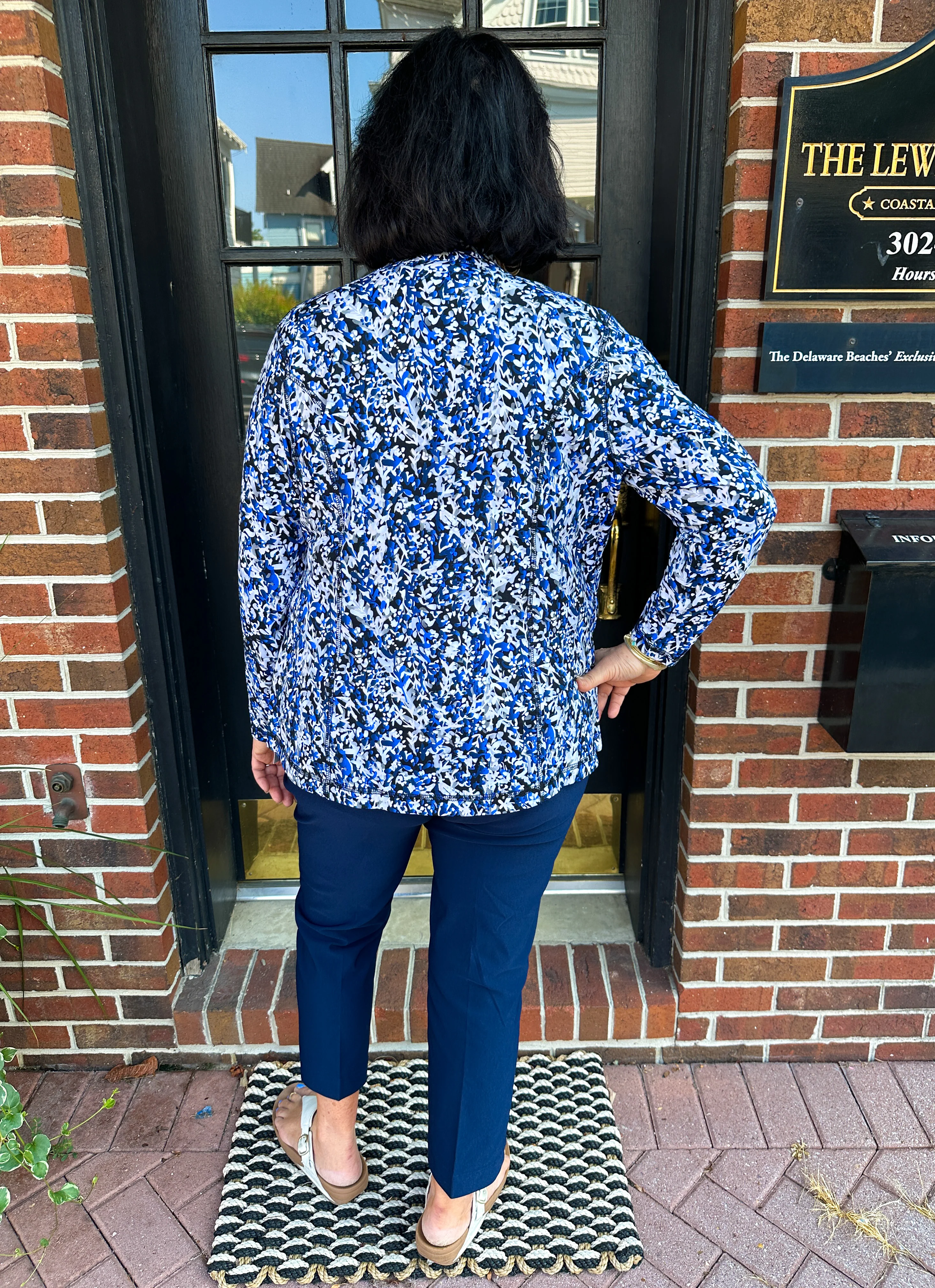 Bangladine by Lulu B Navy Contemporary Capris - Image 22