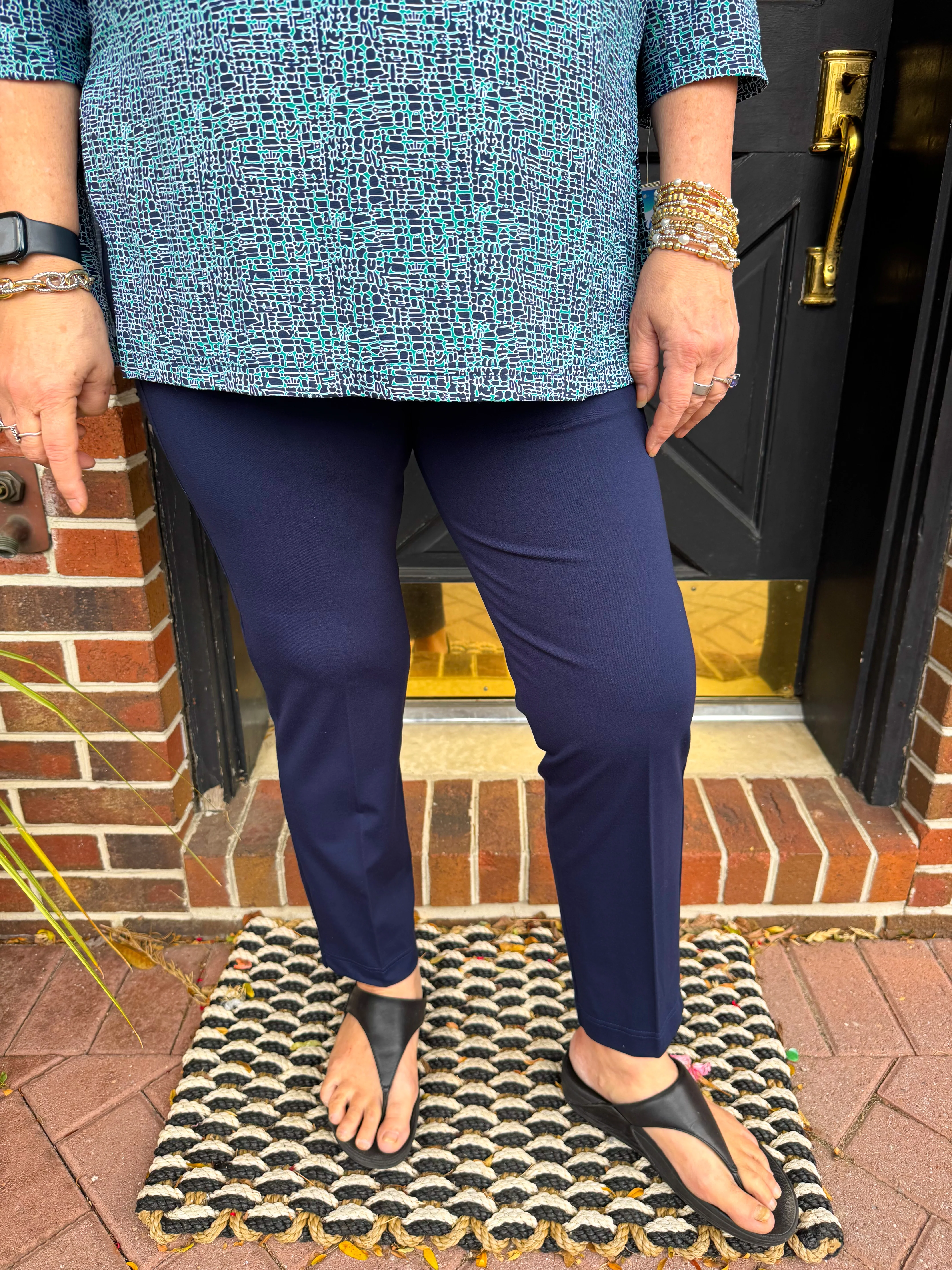 Lulu B Navy Ankle Pants - Image 17