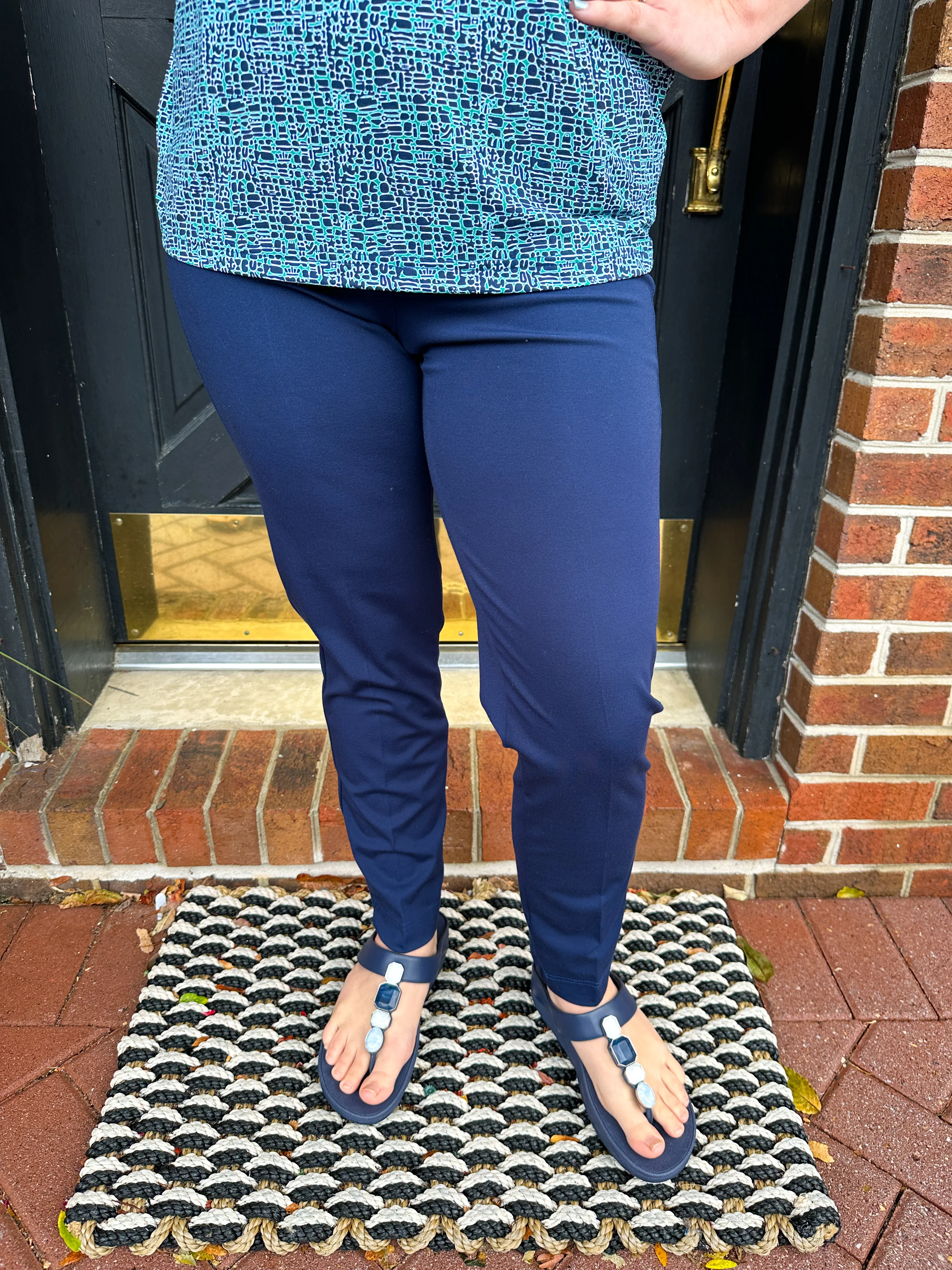 Lulu B Navy Ankle Pants - Image 25
