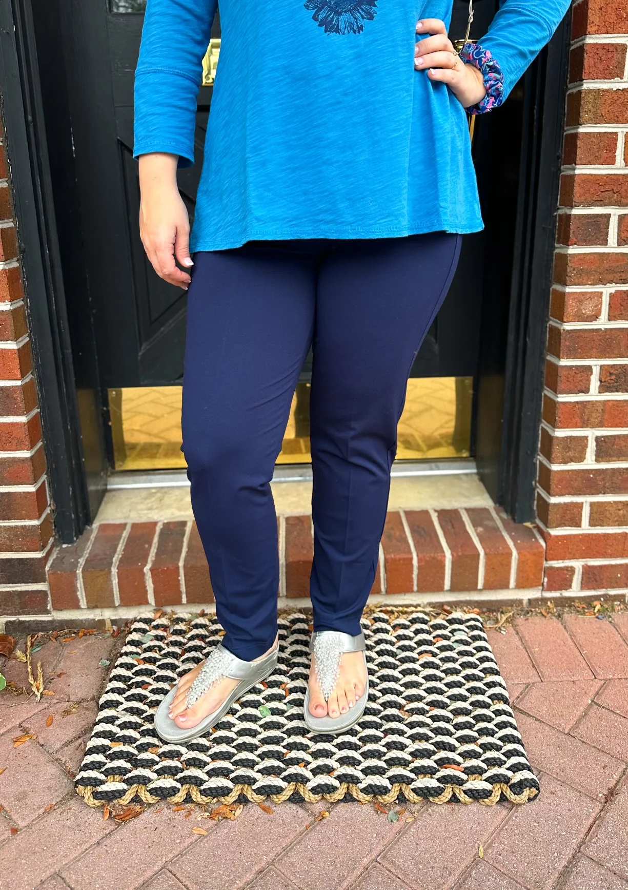 Lulu B Navy Ankle Pants - Image 43