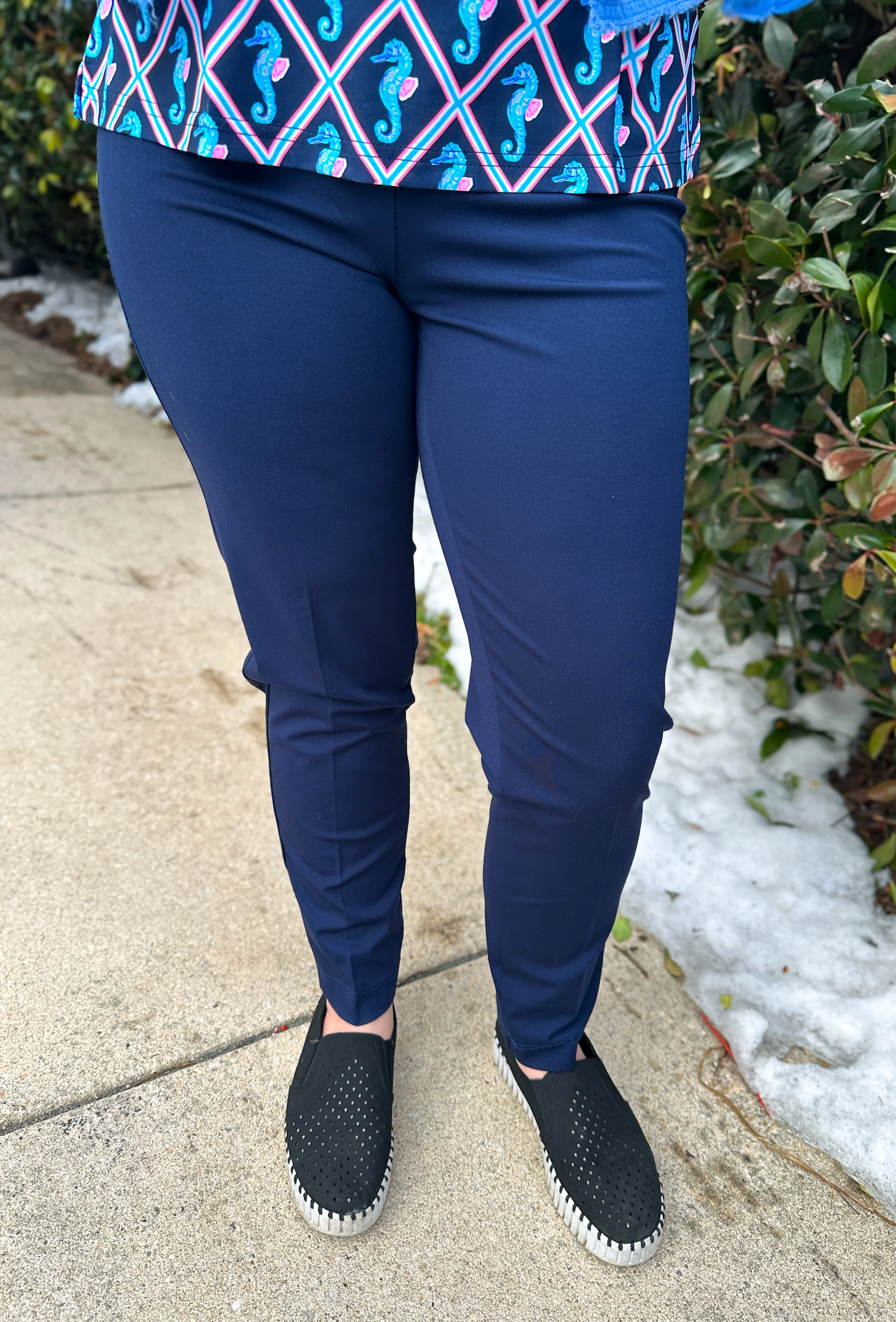 Lulu B Navy Ankle Pants - Image 9