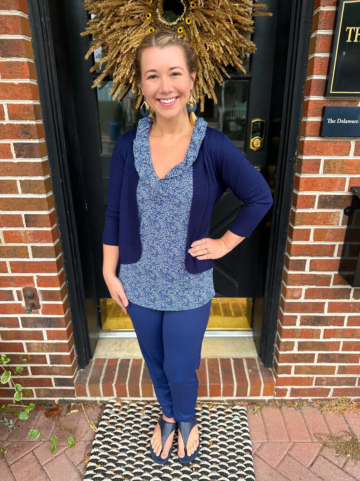 Lulu B Navy Cardigan Sweater - Image 25