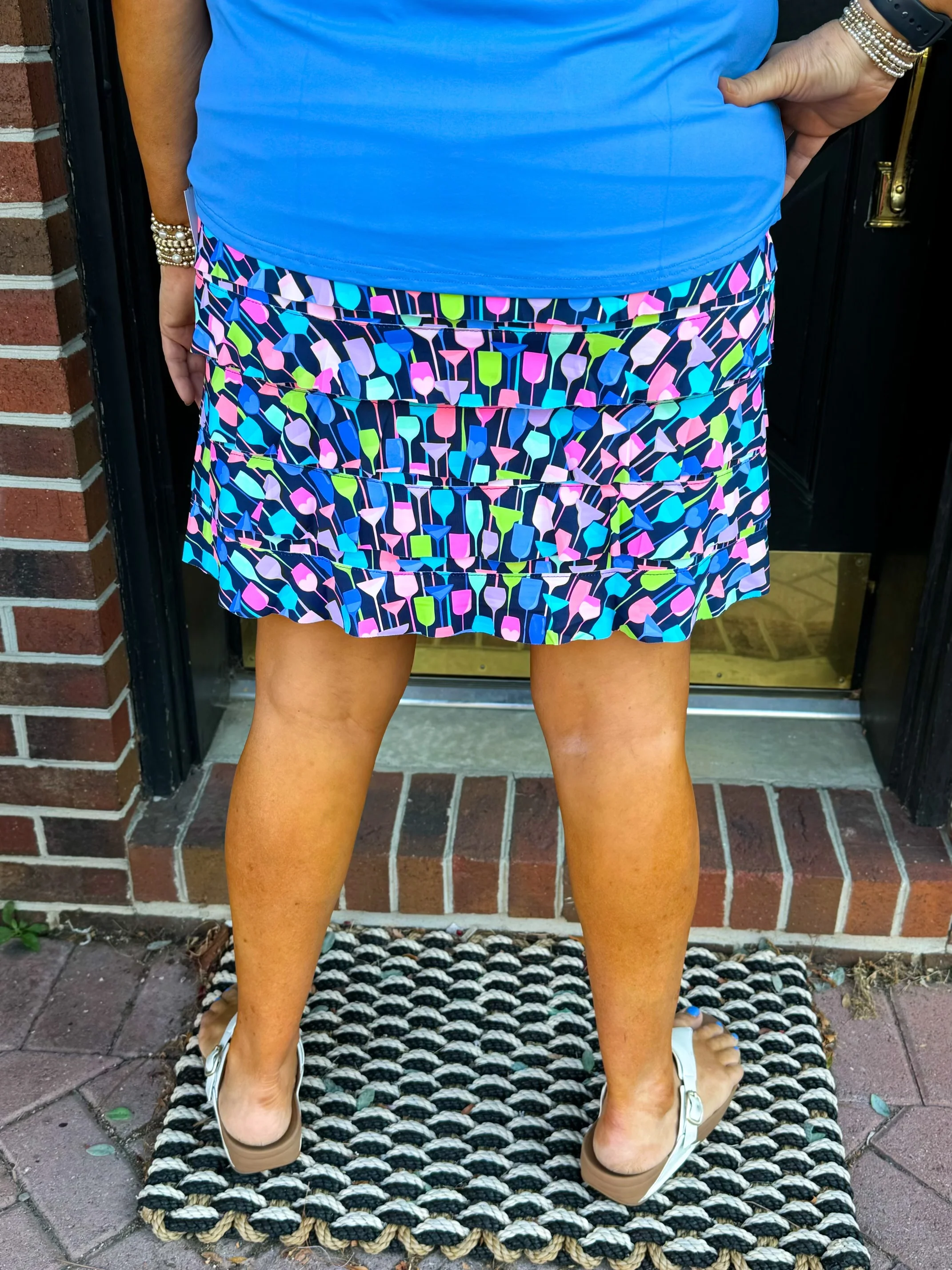 Lulu B Wine Cha Cha Skort - Image 2