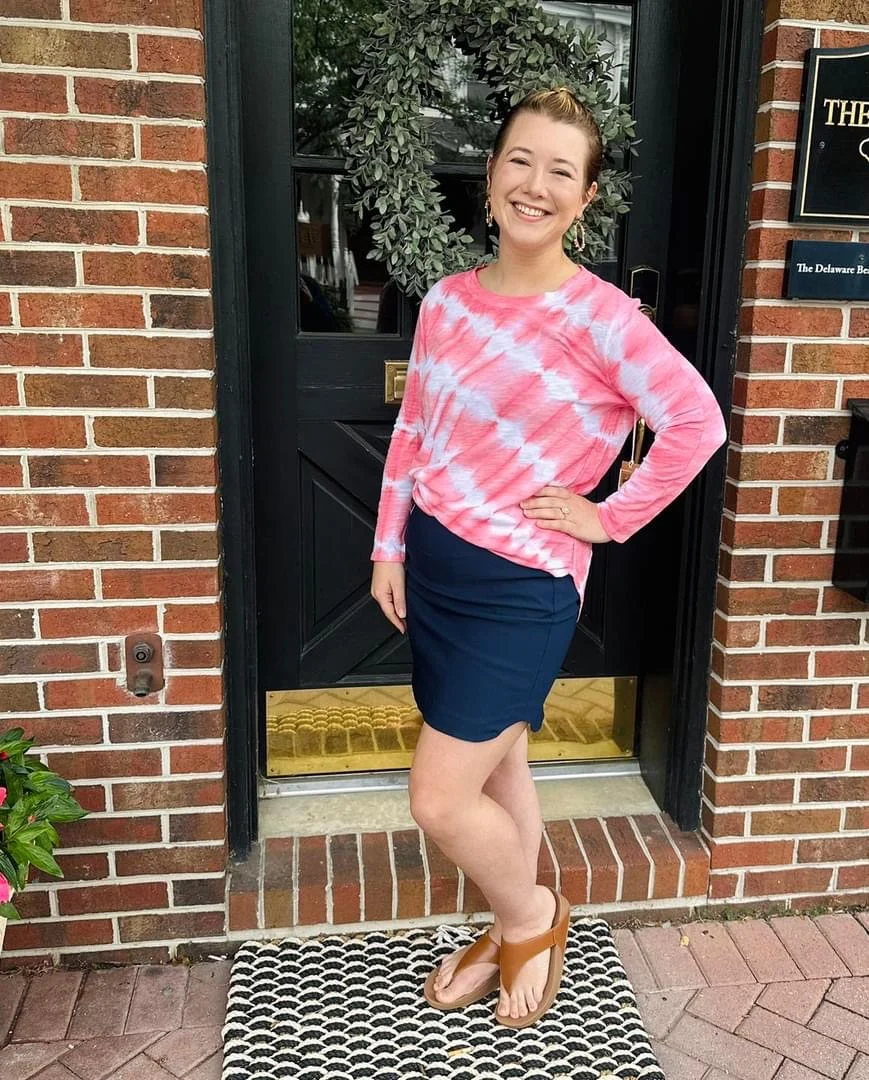 Lulu B Navy Pull on Skort - Image 24