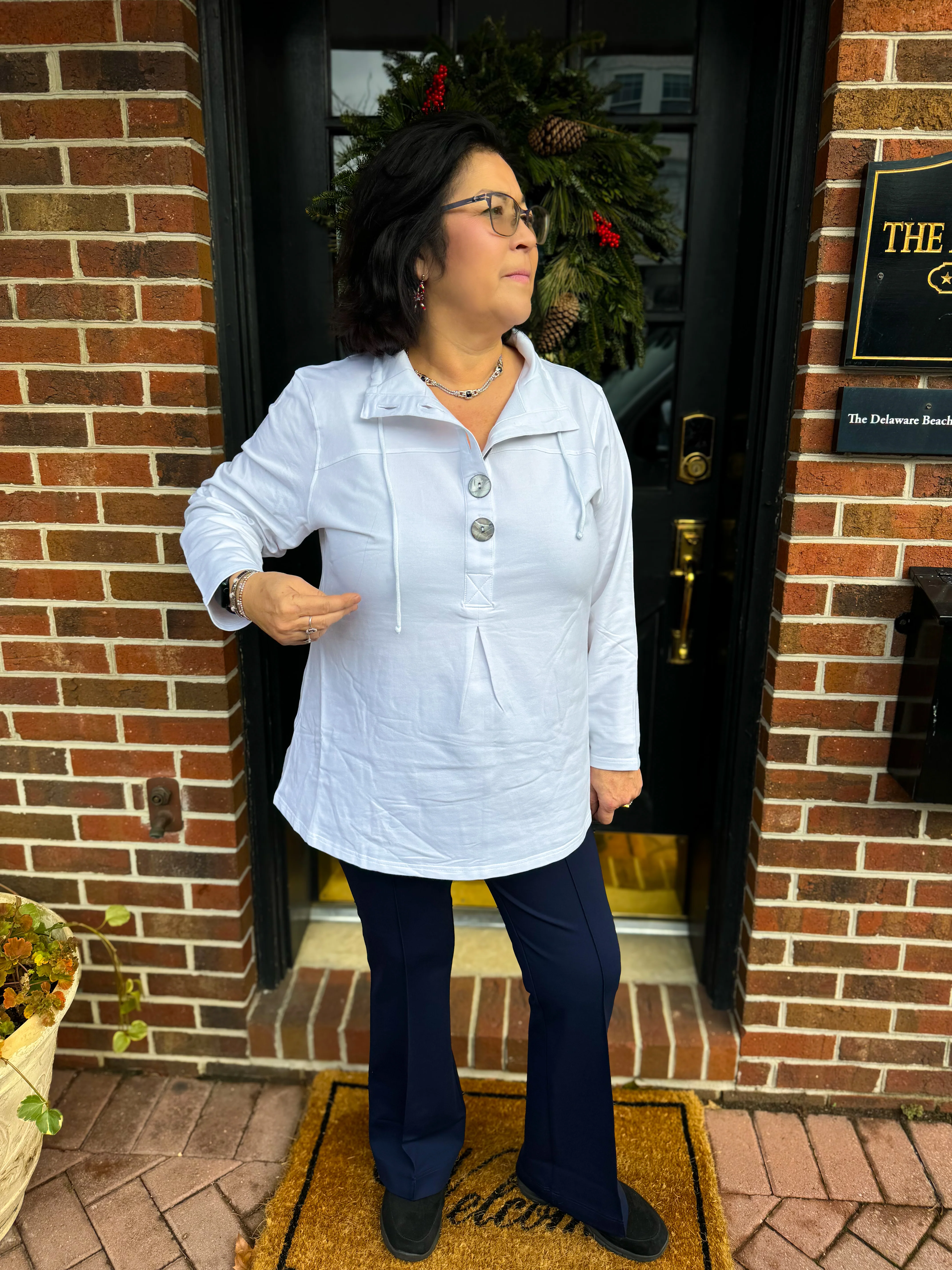Lulu B Navy Wide Leg Leggings - Image 35