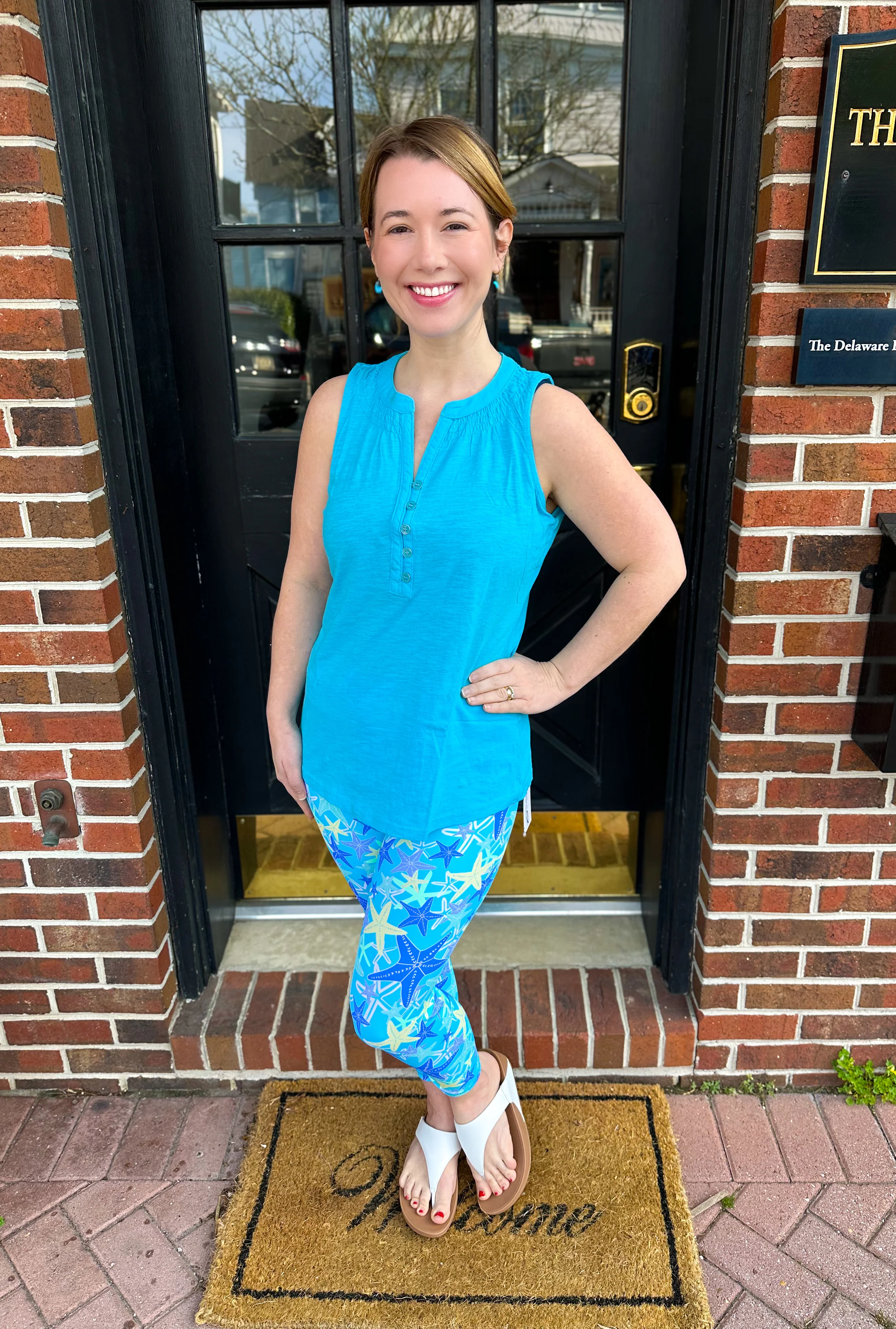 Lulu B Sea Star Print Legging - Image 5