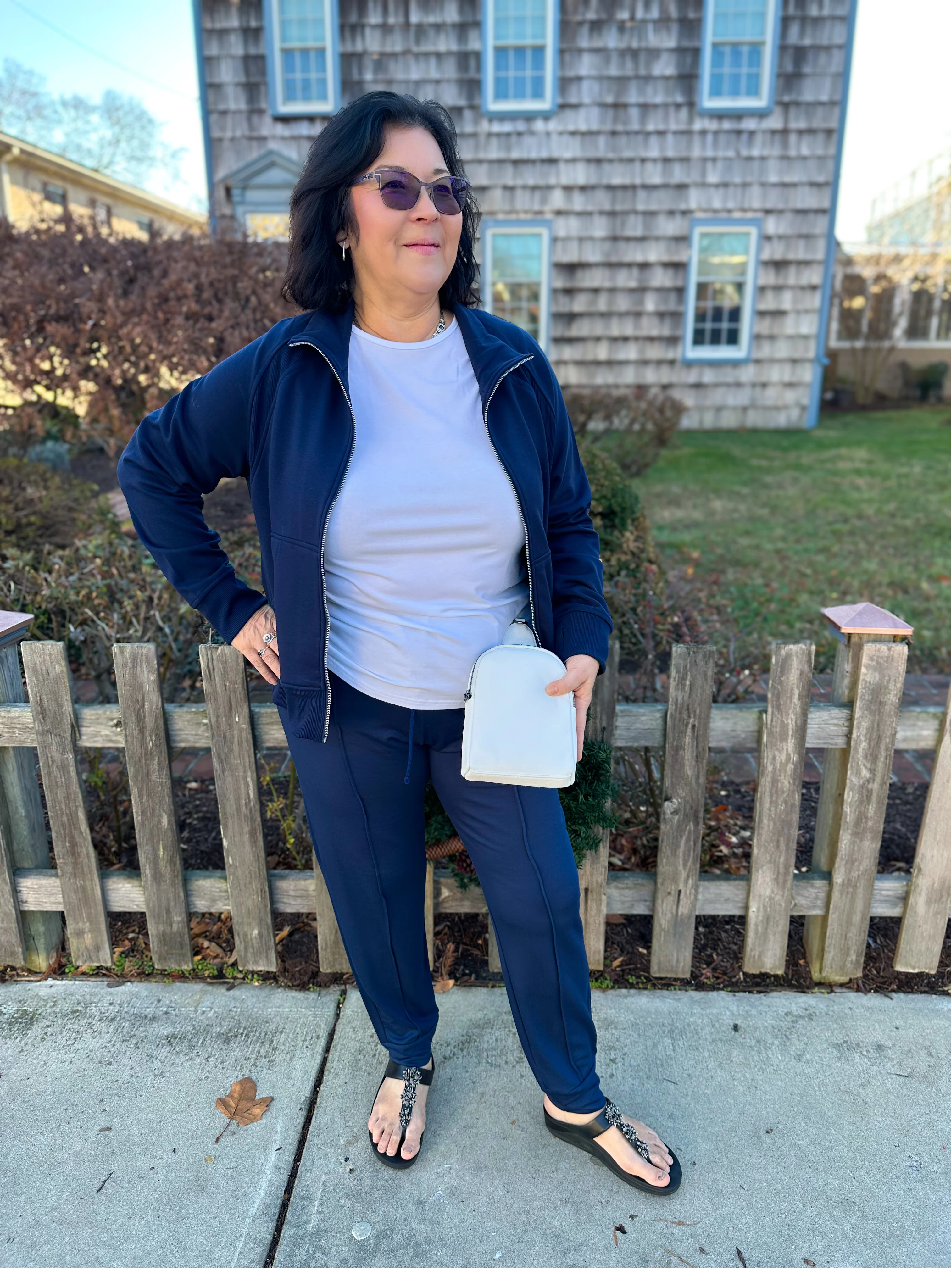 Lulu B Soft Navy Jogger - Image 2
