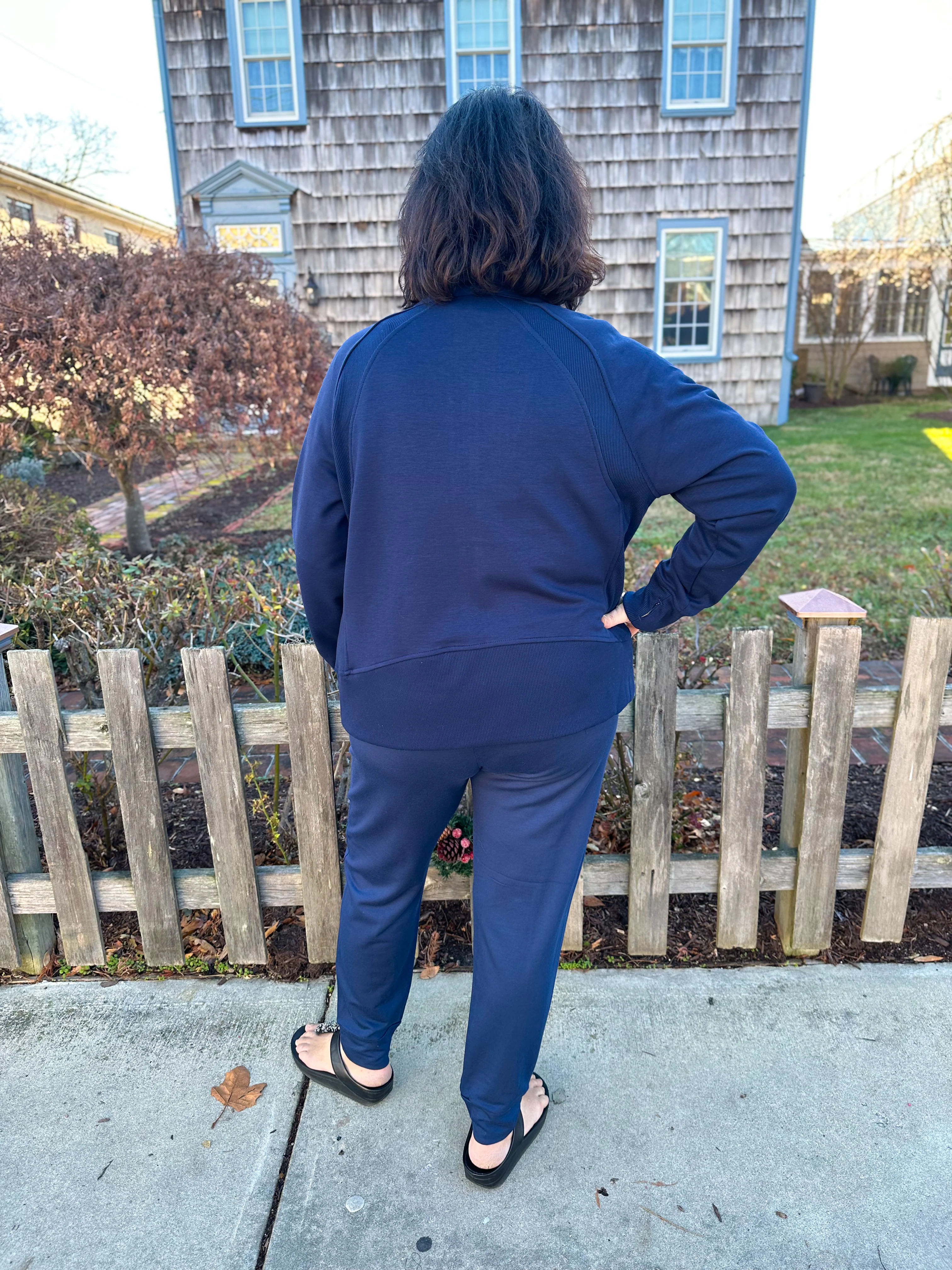 Lulu B Soft Navy Jogger - Image 3