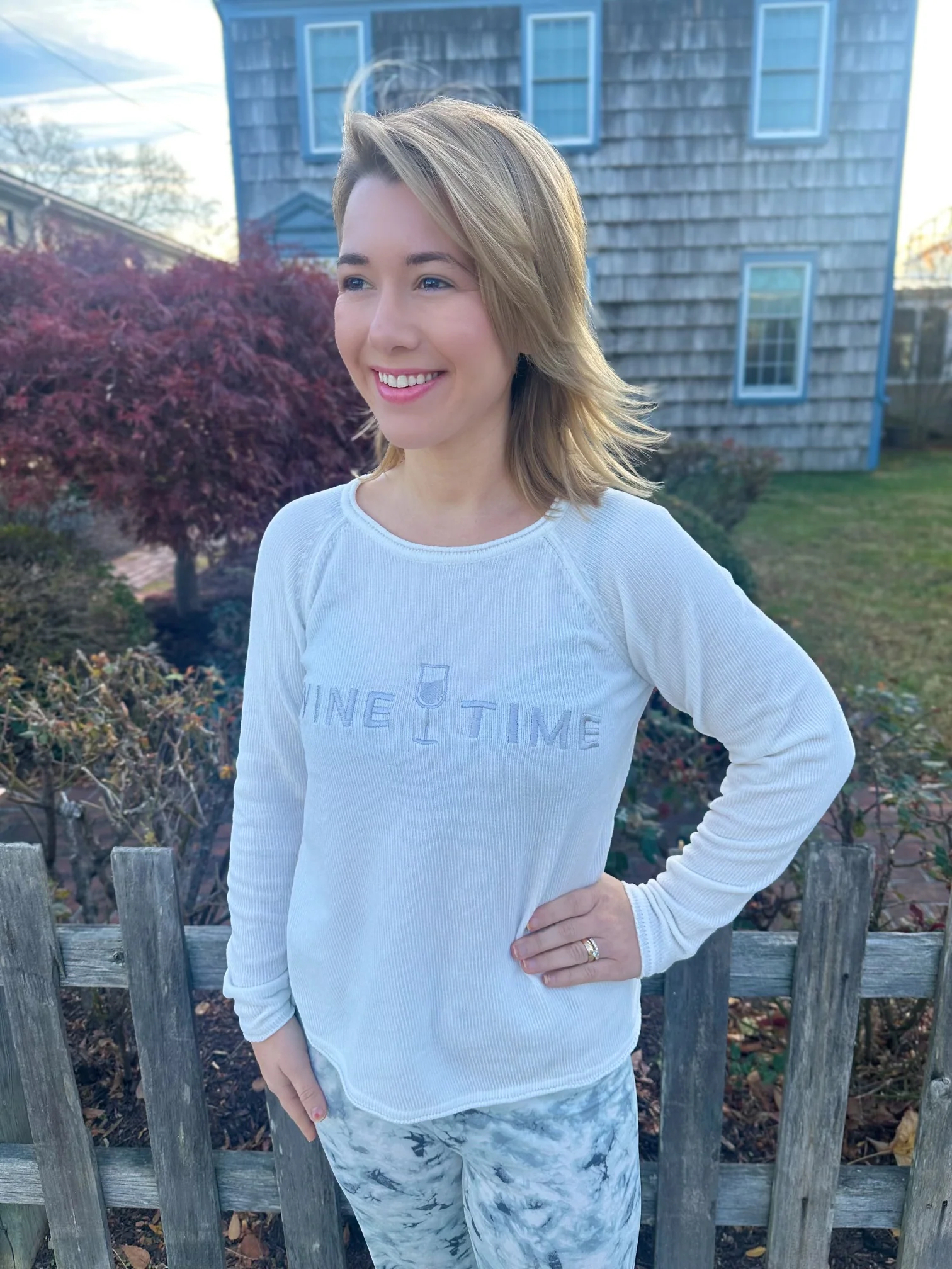 Lulu B Wine Time Chenille Sweater - Image 8