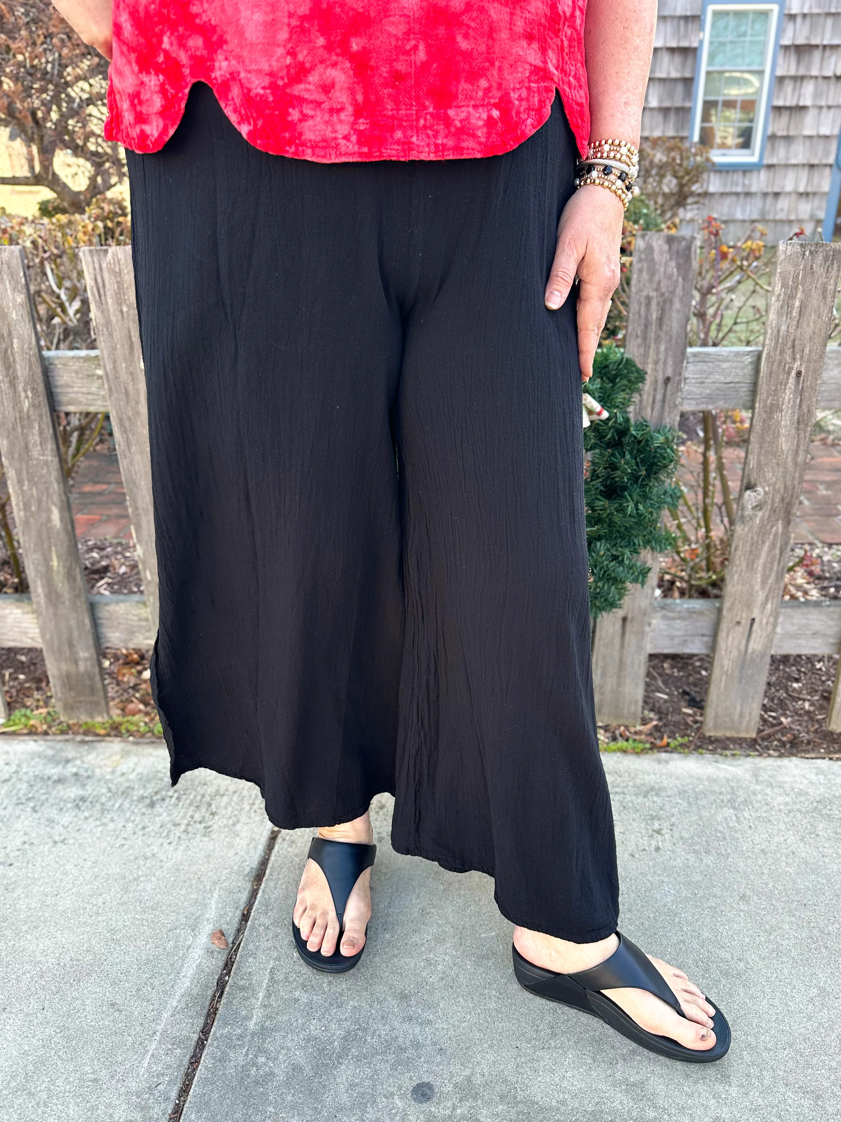 Oh My Gauze Kate Pant Black - Image 4