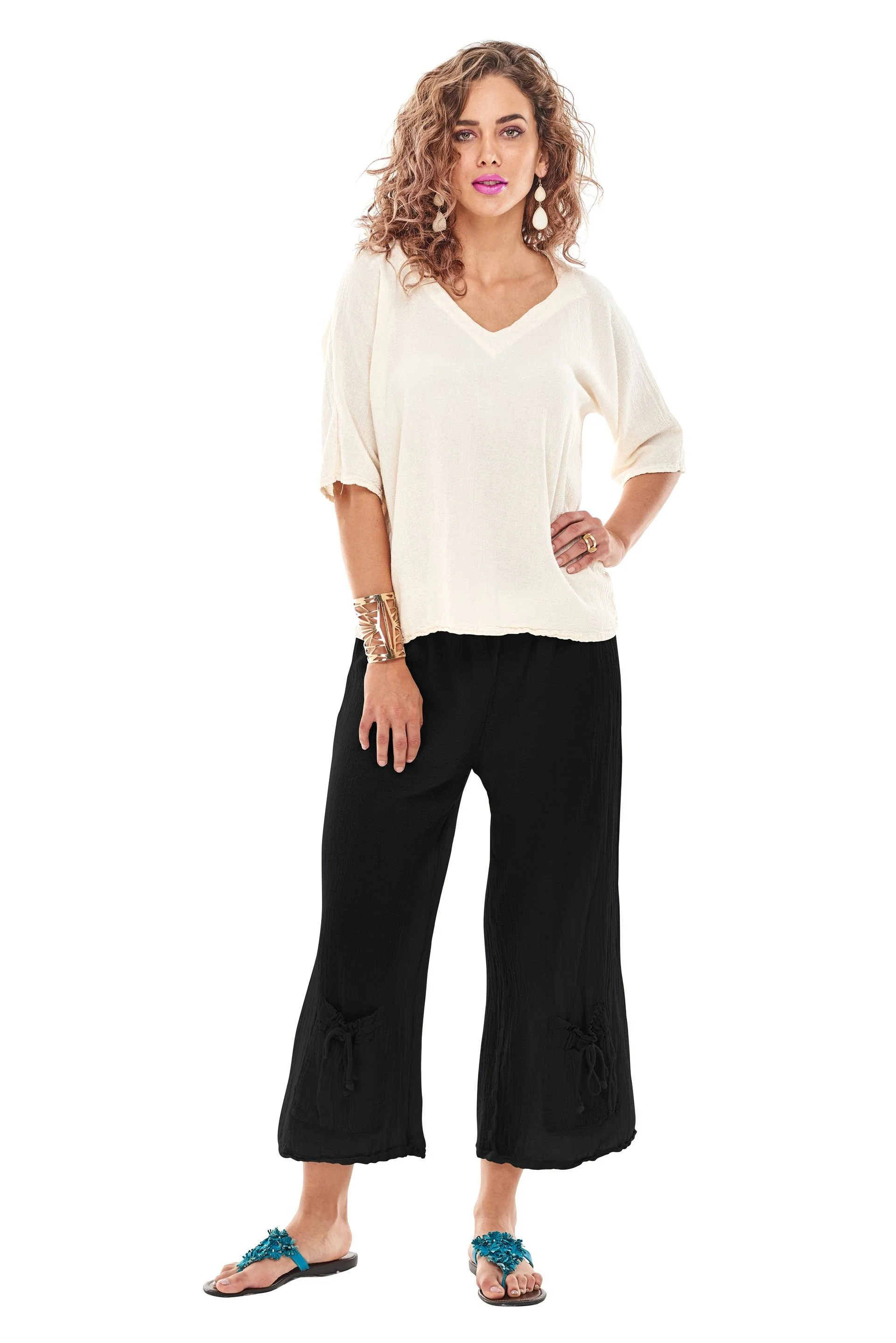 Oh My Gauze Sammy Pant Black - Image 6