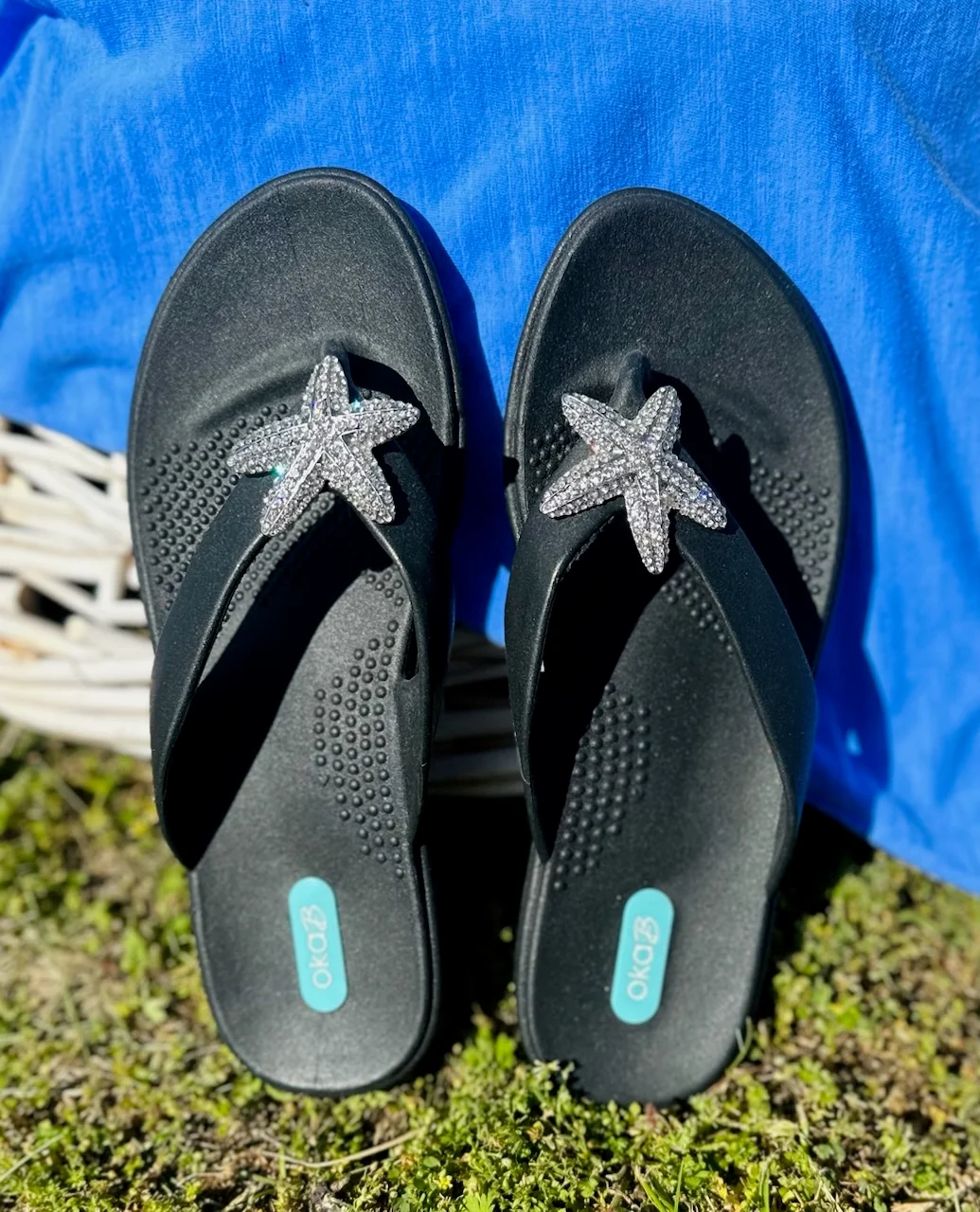 OkaB Black Starfish Sandals - Image 6