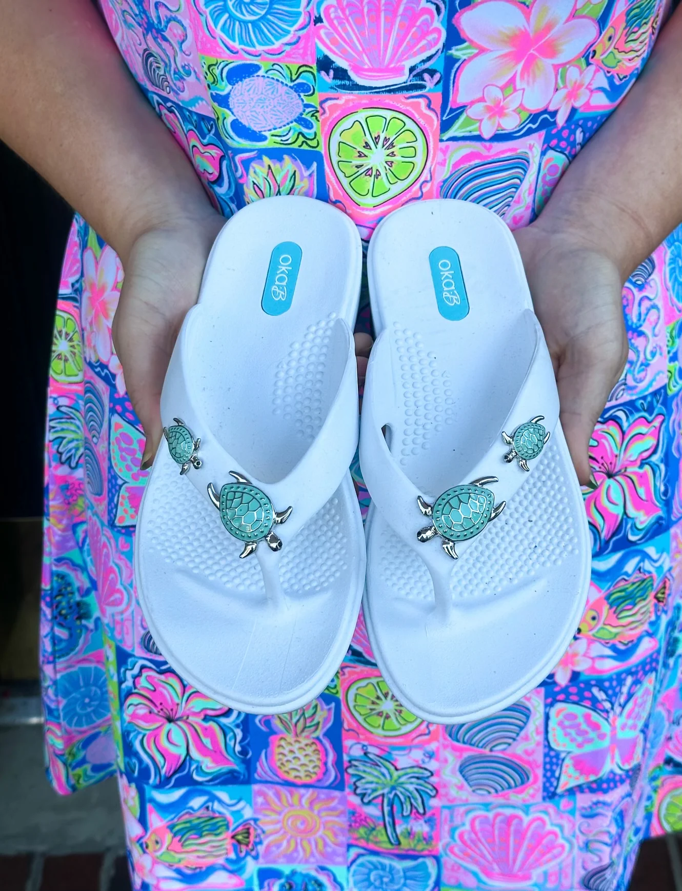 OkaB Theresa Salt Sandals - Image 5