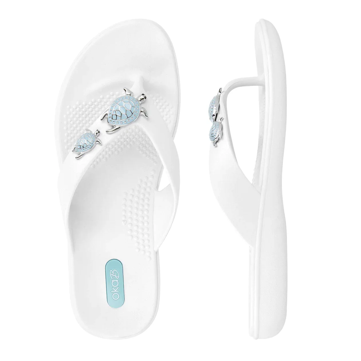 OkaB Theresa Salt Sandals - Image 7
