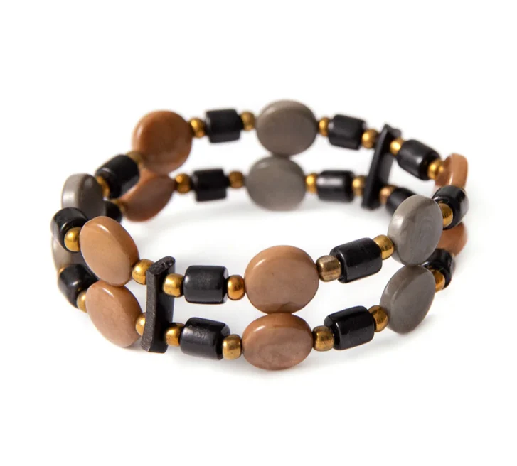 Tagua Saskia Onyx Bracelet