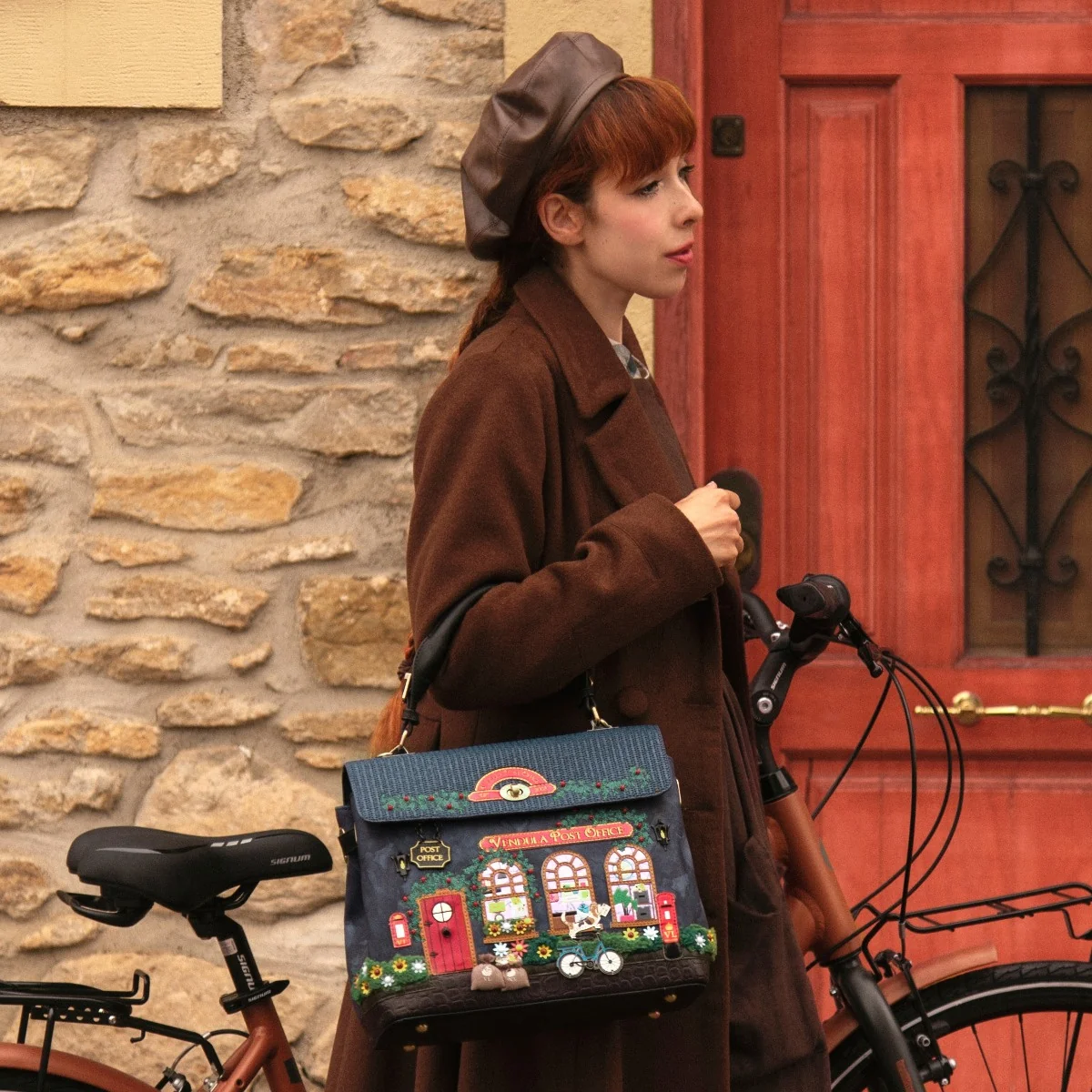 Vendula London The Old Post Office Navy Edition Grace Bag - Image 8