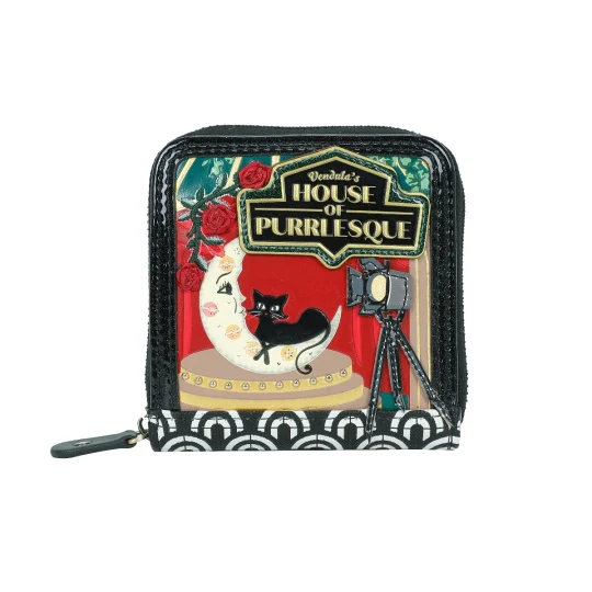 Vendula London Purrlesque Club Square Wallet